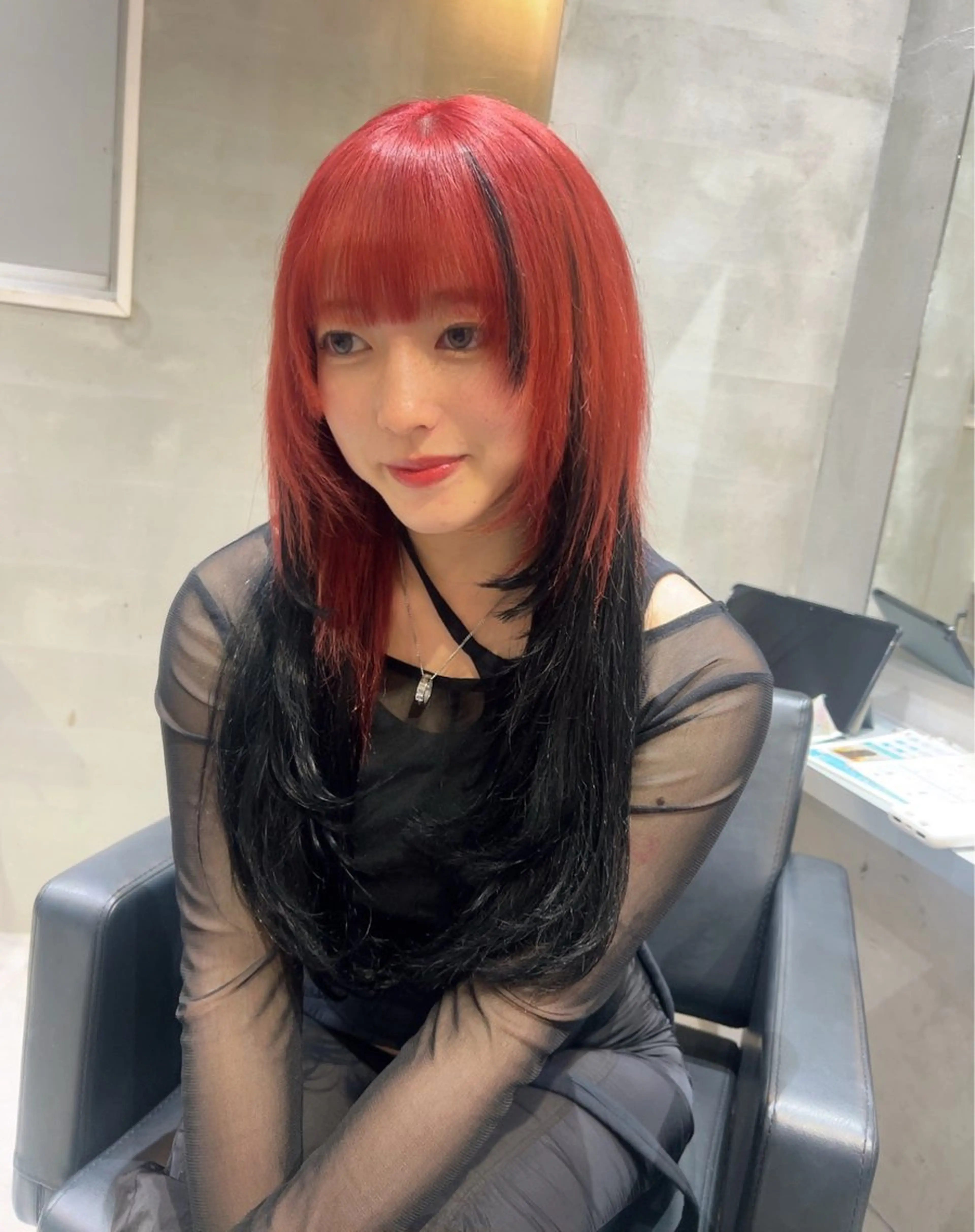 ロング カラー カット ヘアカラー トリートメント エクステ 韓国ヘア/エクステ ･髪質改善きららのヘアスタイル