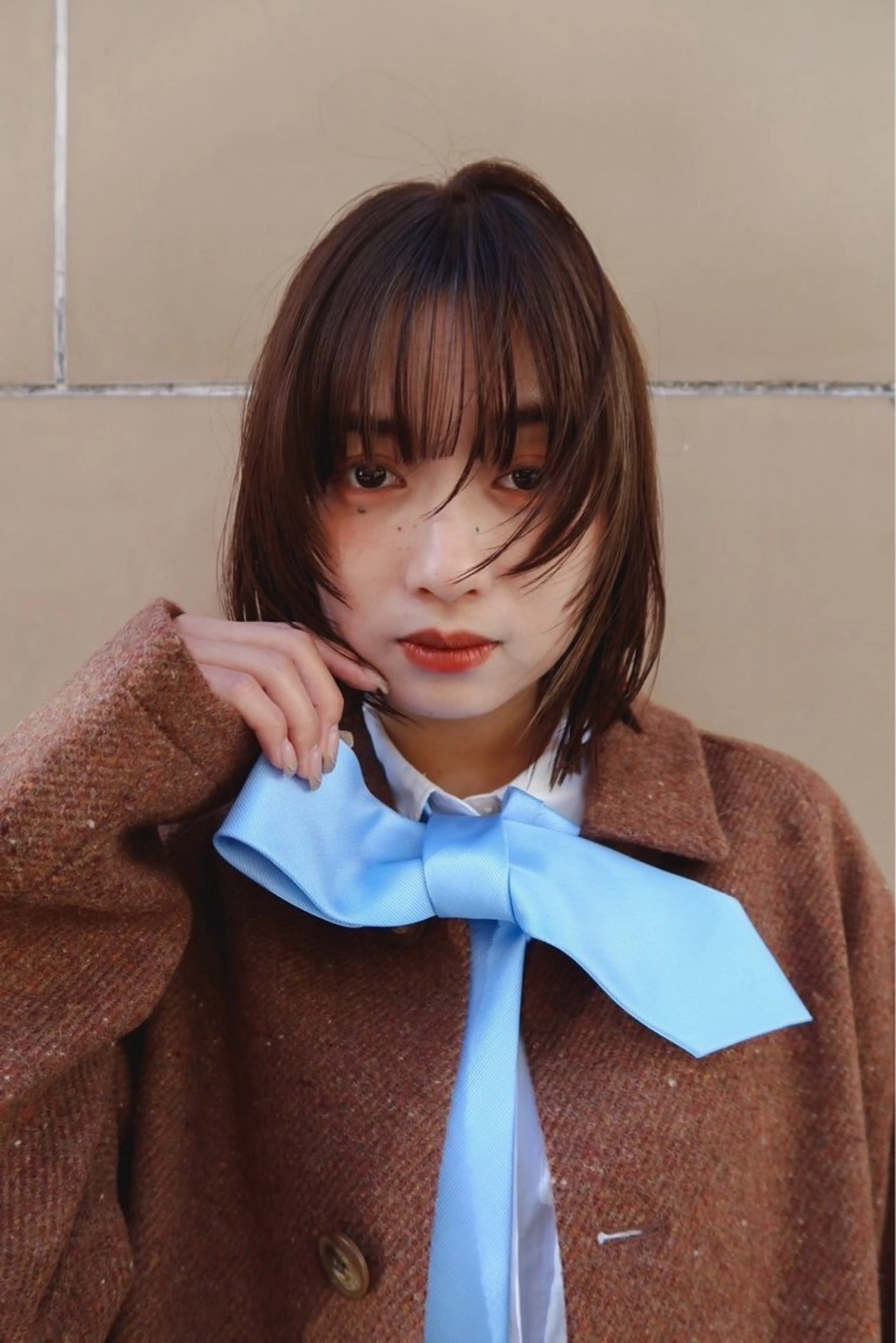 ミディアム MASHU chayamachi店所属・【梅田美容室】 似合わせカット サヤのヘアスタイル