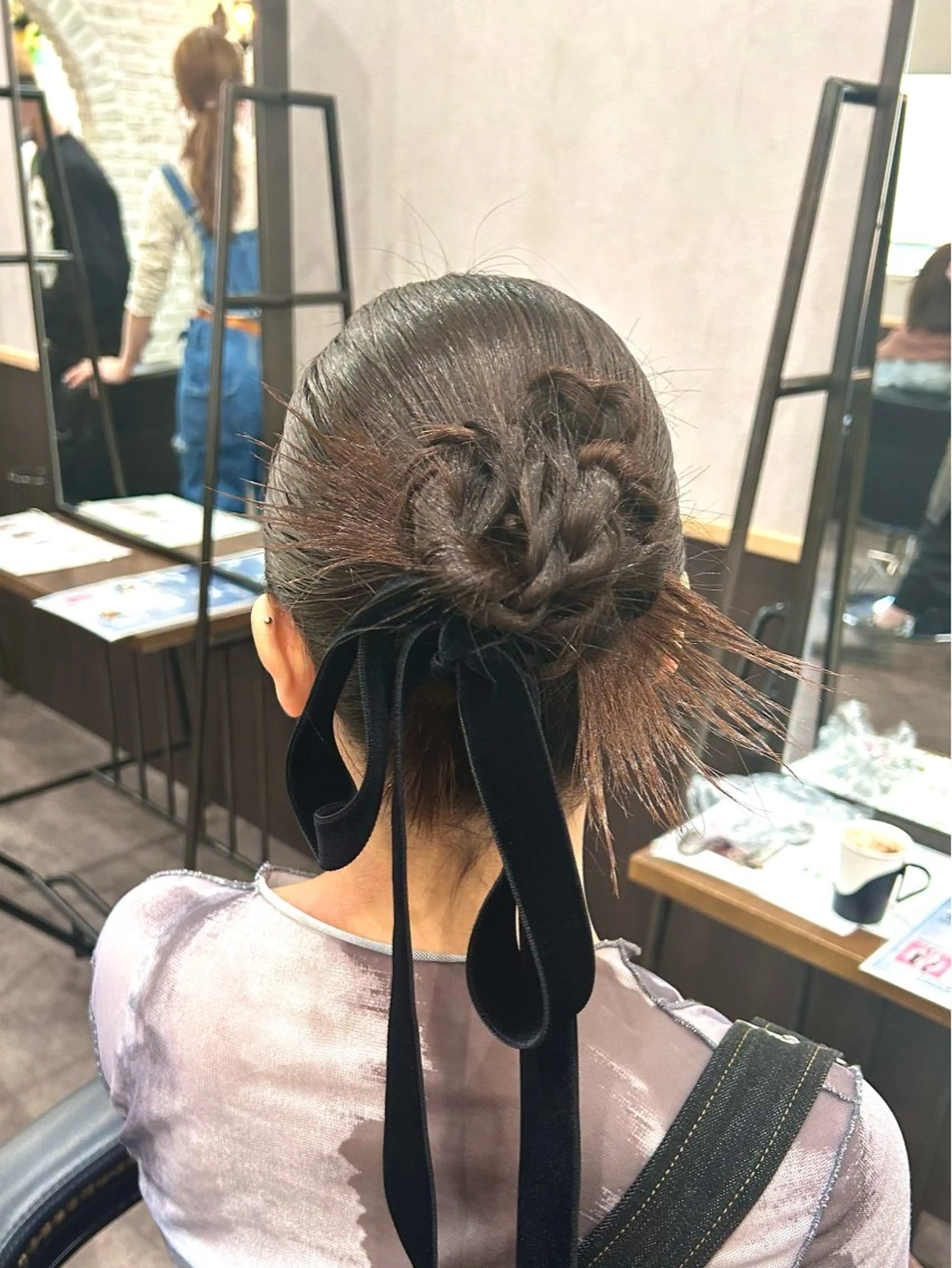 ロング ヘアアレンジ ヘアセット 🦄🩵YUNA 🩵🦄のヘアスタイル
