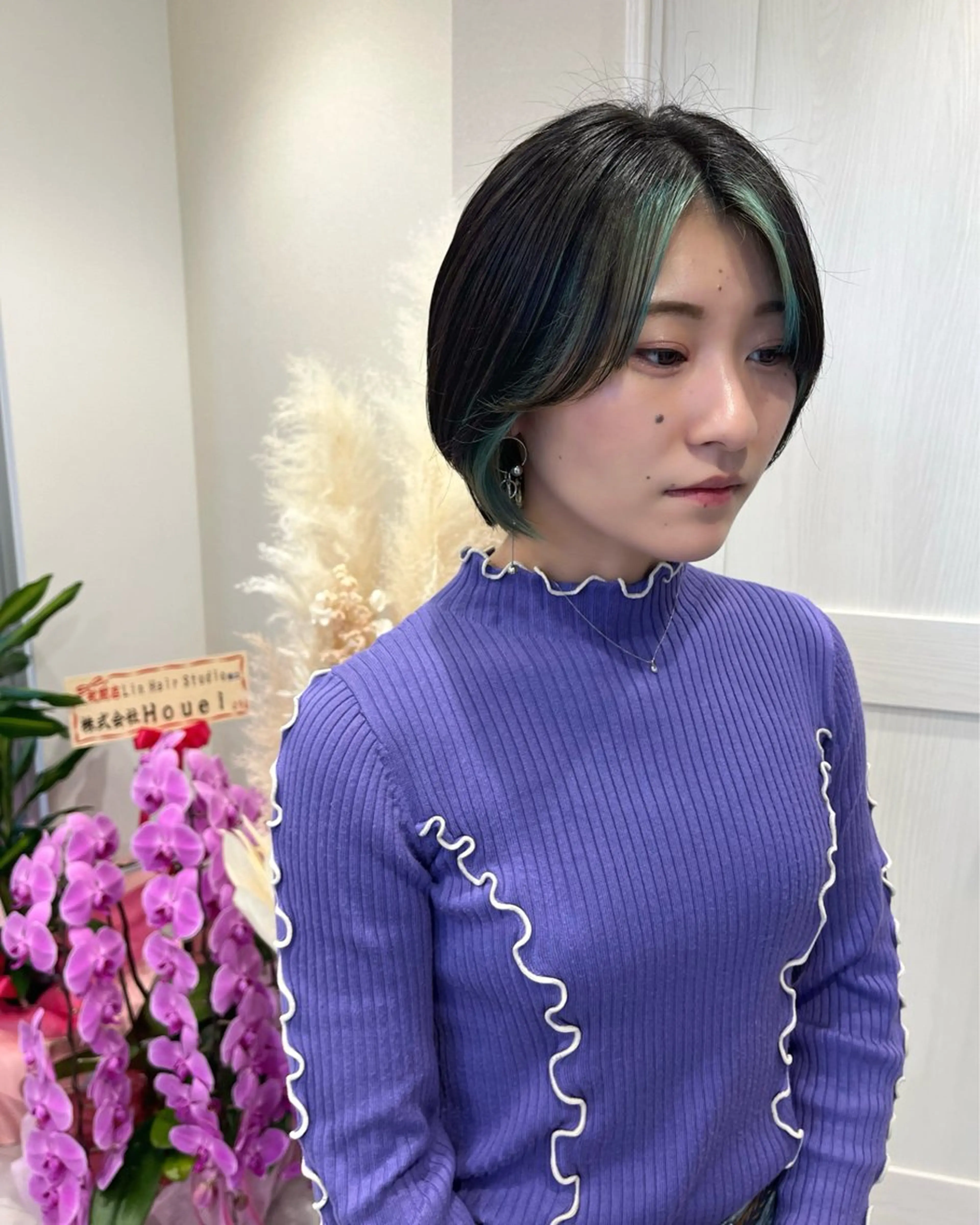 ショート ショートボブ ボブ 伸ばしかけ ショートヘア カット ボブ/レイヤー/ 茉莉花のヘアスタイル