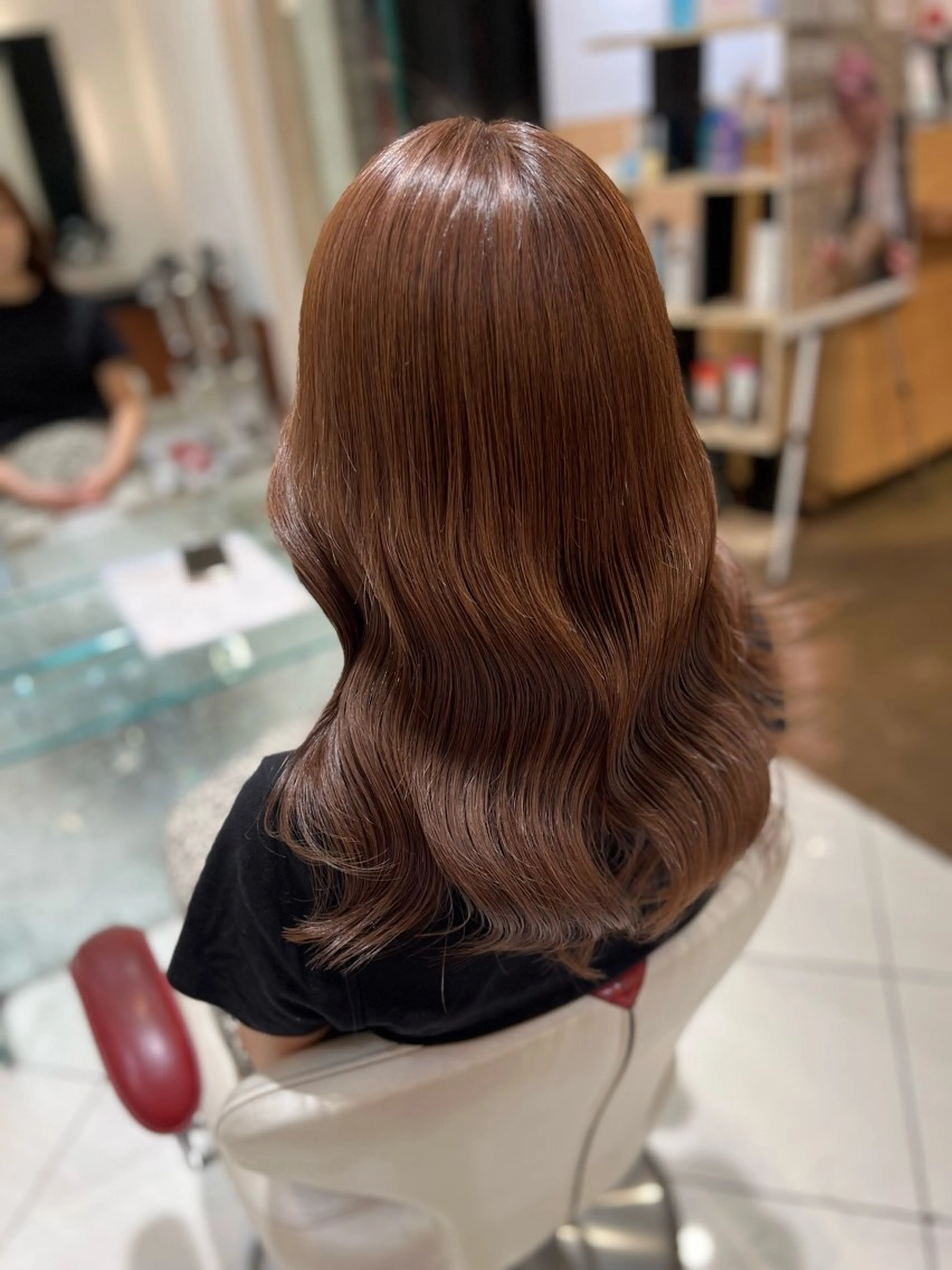 ロング カラー バレイヤージュ ブリーチ ケアブリーチ 透明感カラー デザインカラー ヘアカラー トリートメント 【派手を感じさせない ハイトーン】/倉持のヘアスタイル