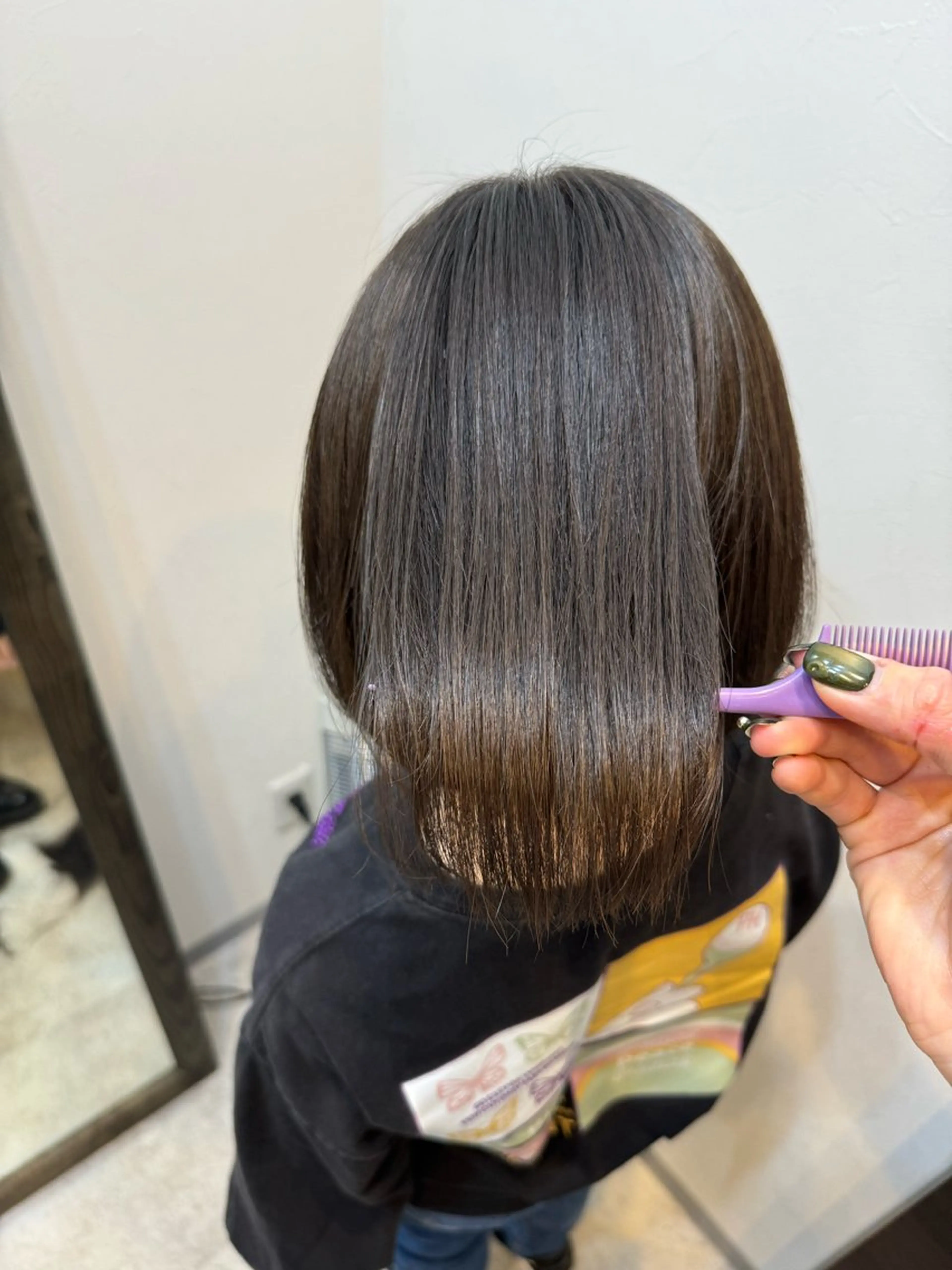 ミディアム SOAR所属・【髪質改善・コテ巻き パーマ】　長浜千紘のヘアスタイル