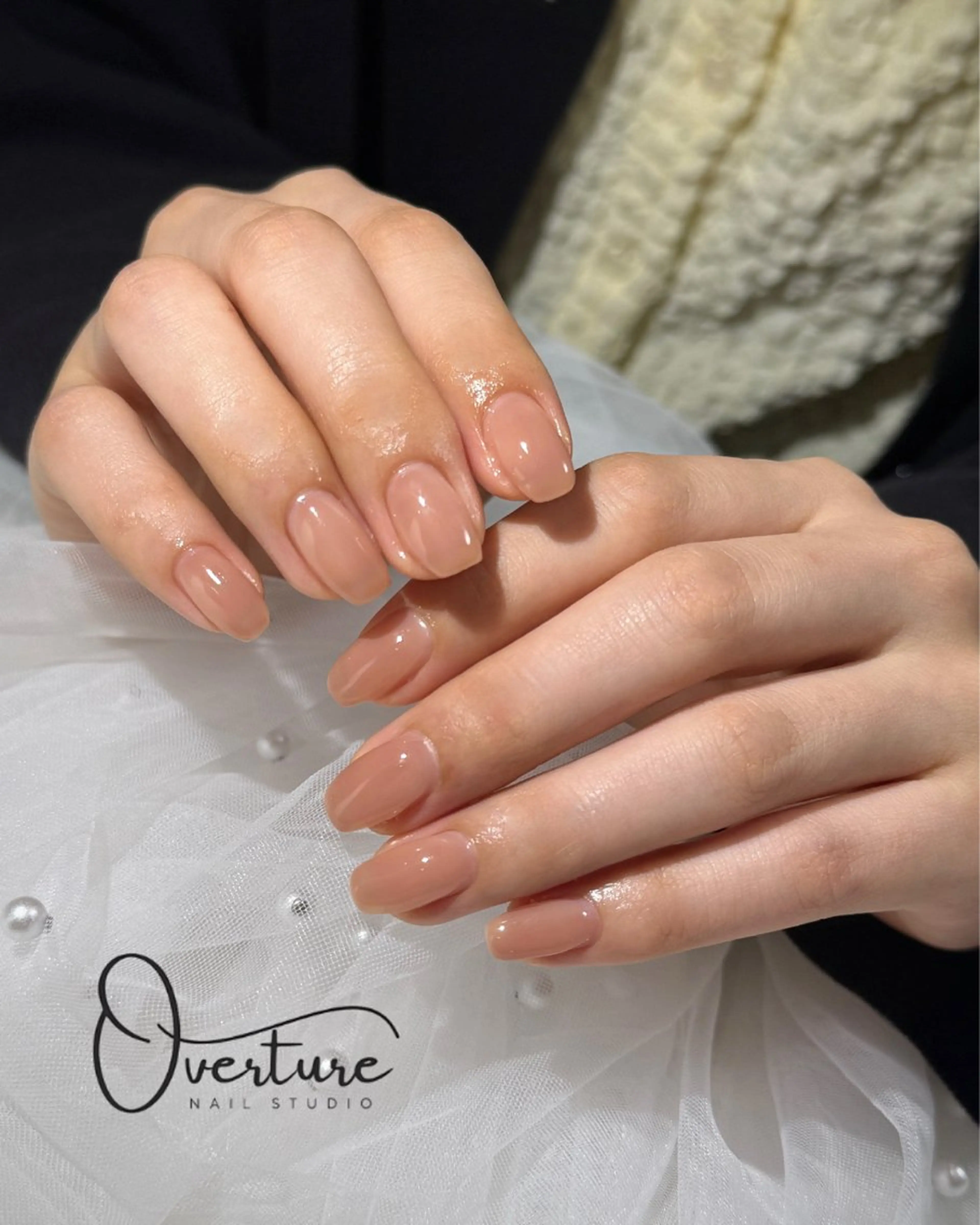 ネイル ワンカラーネイル Overture nail studio所属・Overture Sayaのネイルデザイン