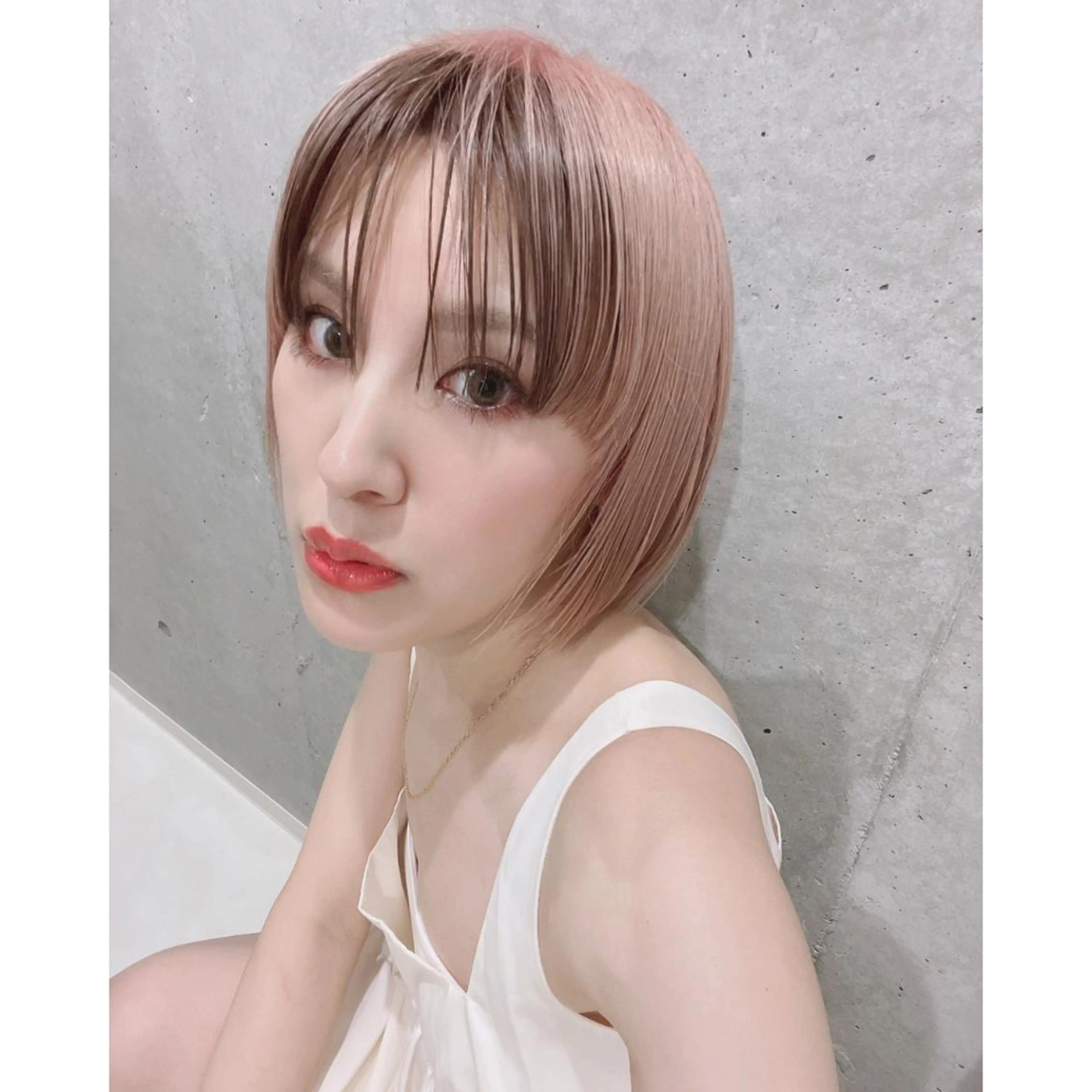 ミディアム カラー ヘアアレンジ メンズ キッズ メンズブリーチ メンズハイトーン メンズインナーカラー ミストバング ブリーチ BRAIDS💎愛子 大人ハイライト💎のヘアスタイル