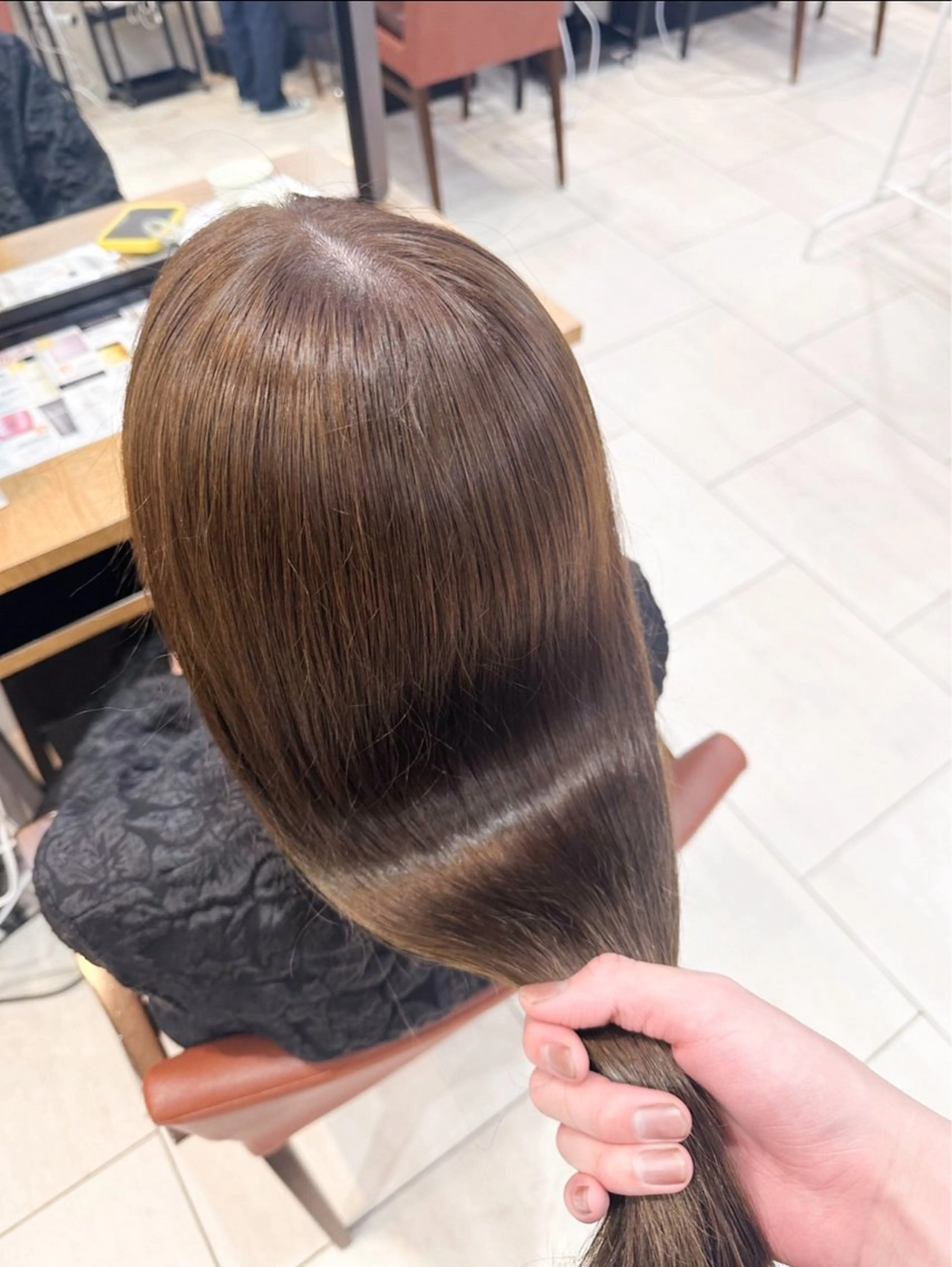 カラー 透明感カラー メンズカット/ フェザーパーマ/げんのヘアスタイル