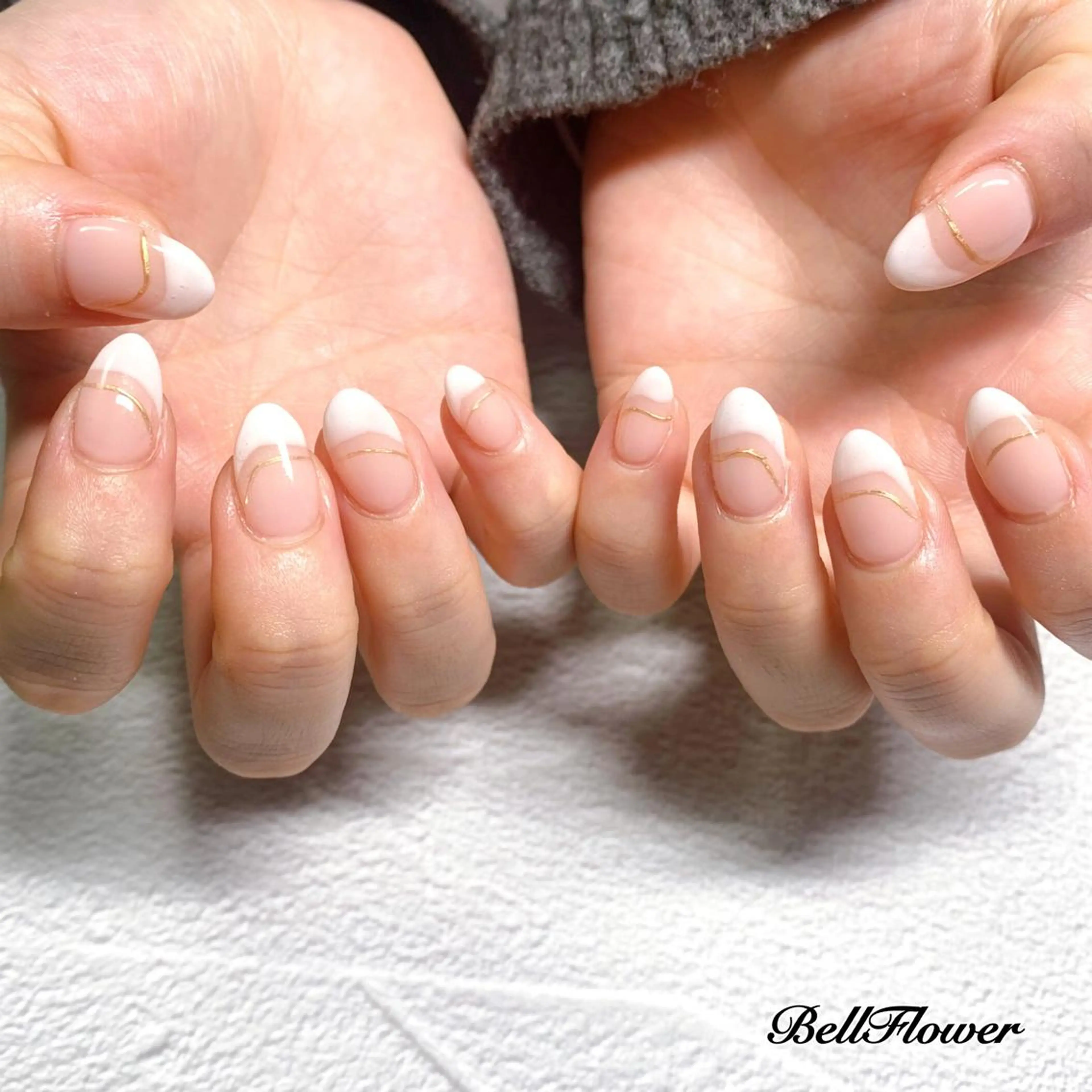 ネイル ハンドネイル Bell Flowerのネイルデザイン