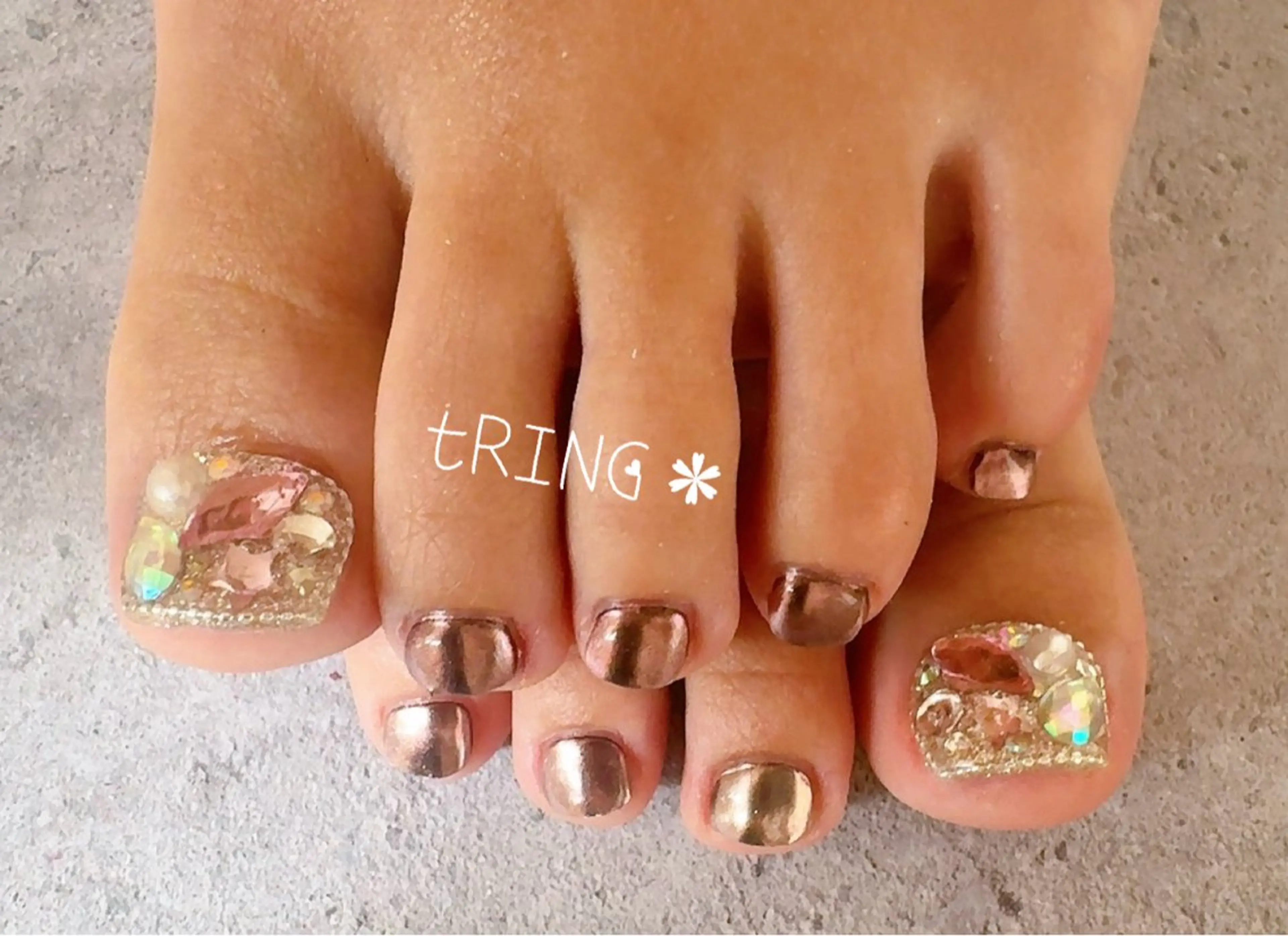 ネイル フットネイル tRING＊ しいの木台のネイルデザイン