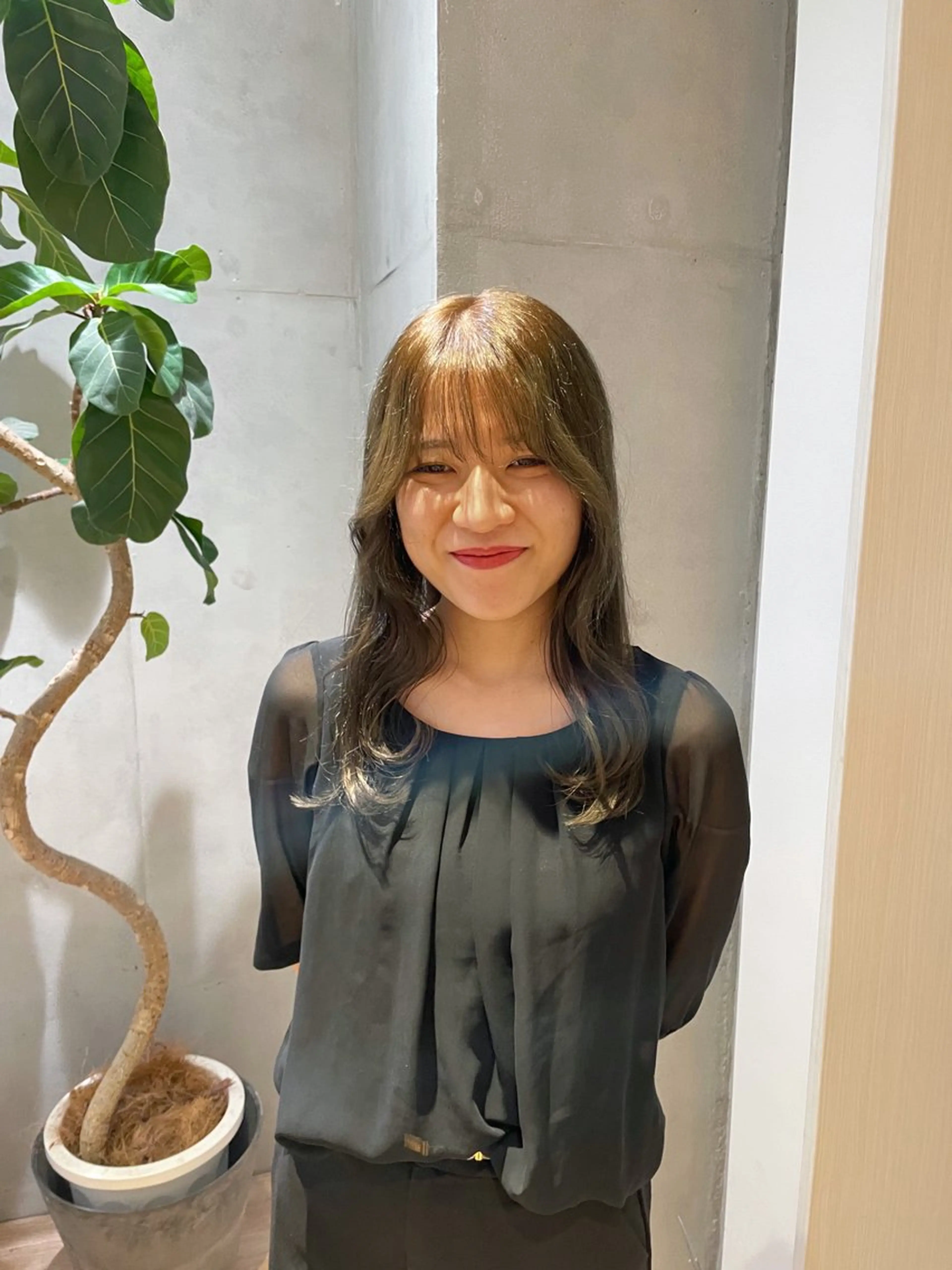 カラー ブリーチ 透明感カラー Say.Ree所属・🐣Say.ree ひらいで ななみ🐣のヘアスタイル