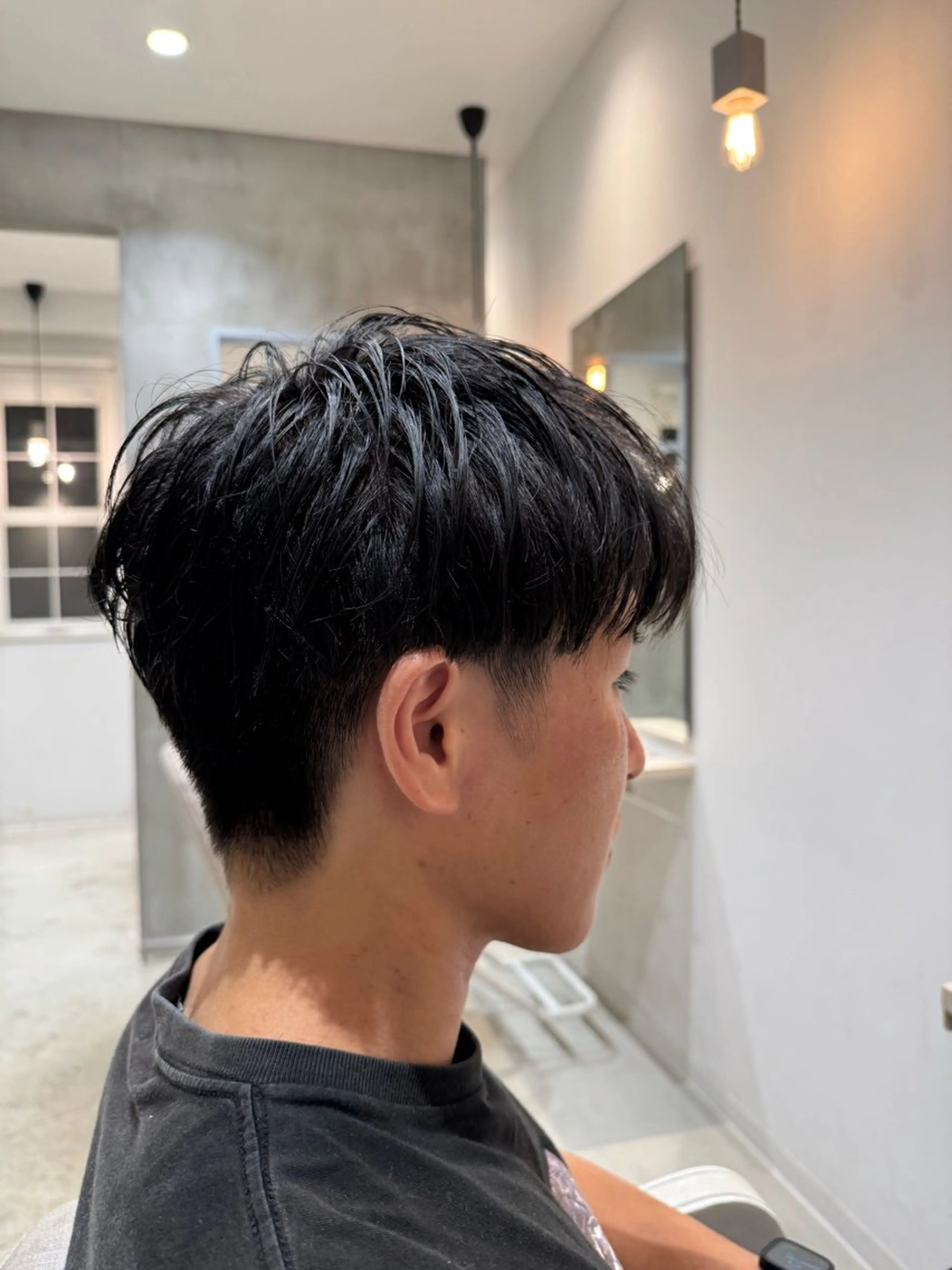 メンズ メンズバレイヤージュ メンズブリーチ メンズハイライト メンズハイトーン メンズパーマ hono/ブリーチ /Lote.一宮のヘアスタイル