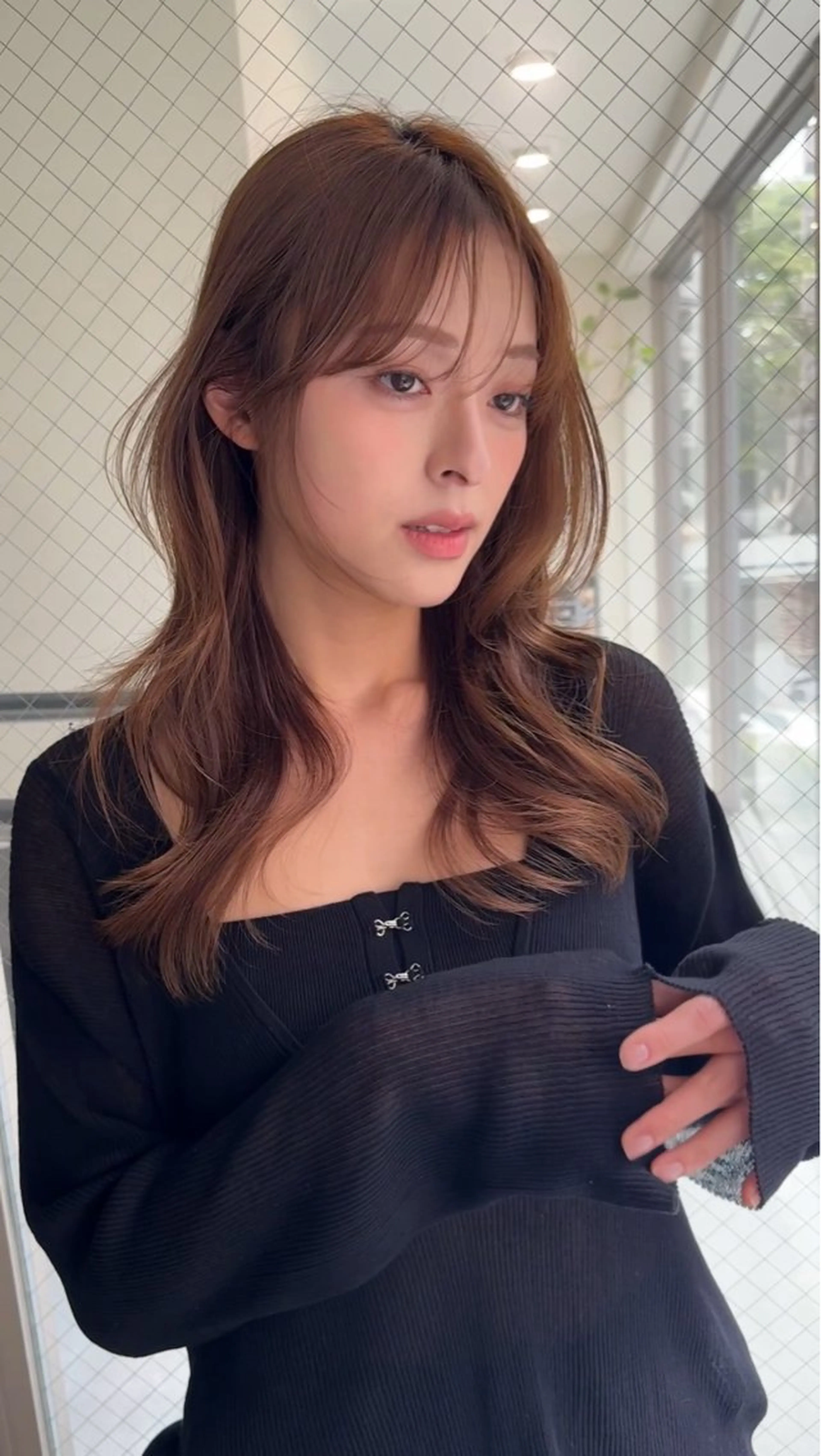 セミロング カラー カット ヘアカラー ✨レイヤーカット/透 名感カラー特化✨のヘアスタイル