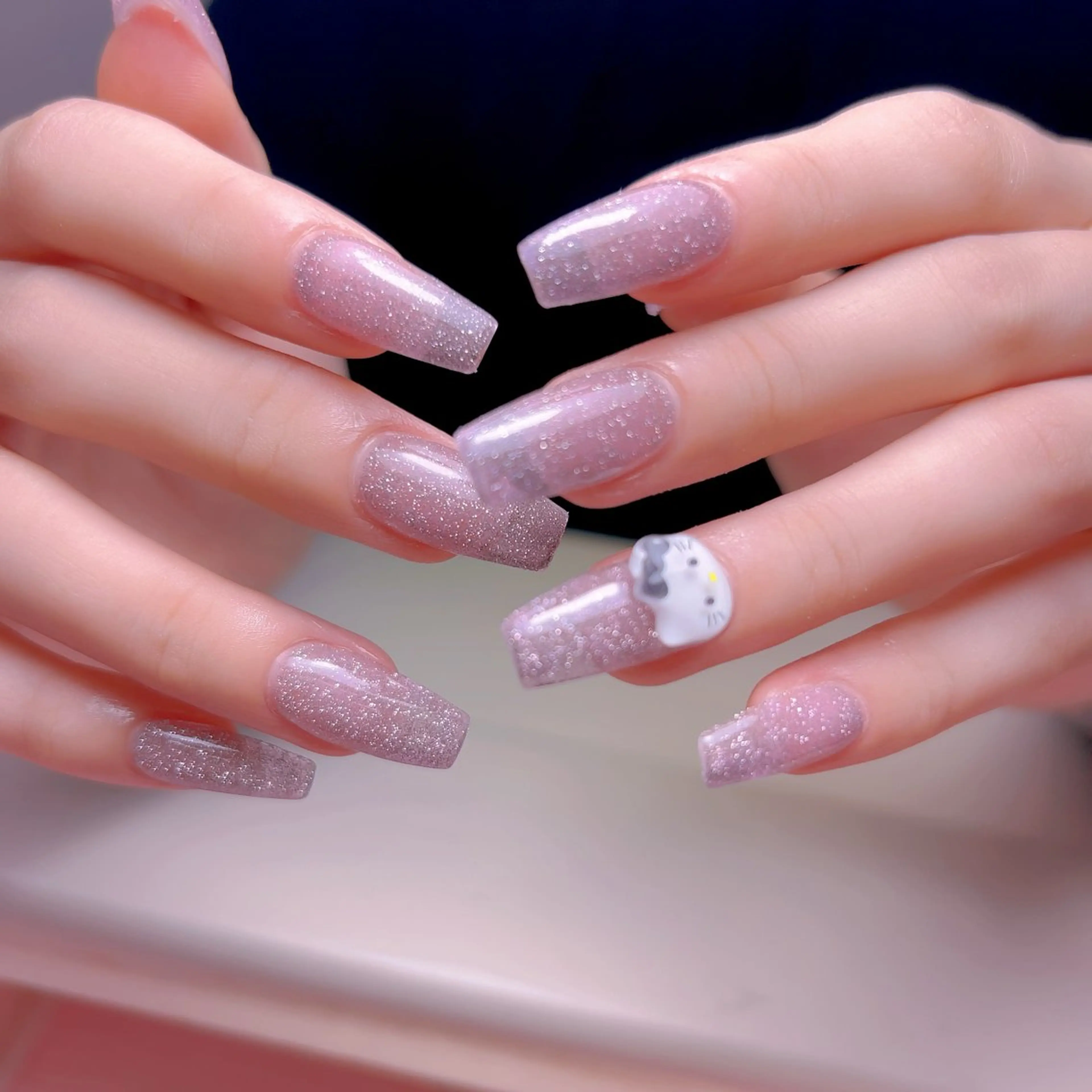 ネイル フレンチネイル ジェルネイル グラデーション 韓国ネイル マグネットネイル ハンドネイル 【長さ出し】 IRIS NAILのネイルデザイン