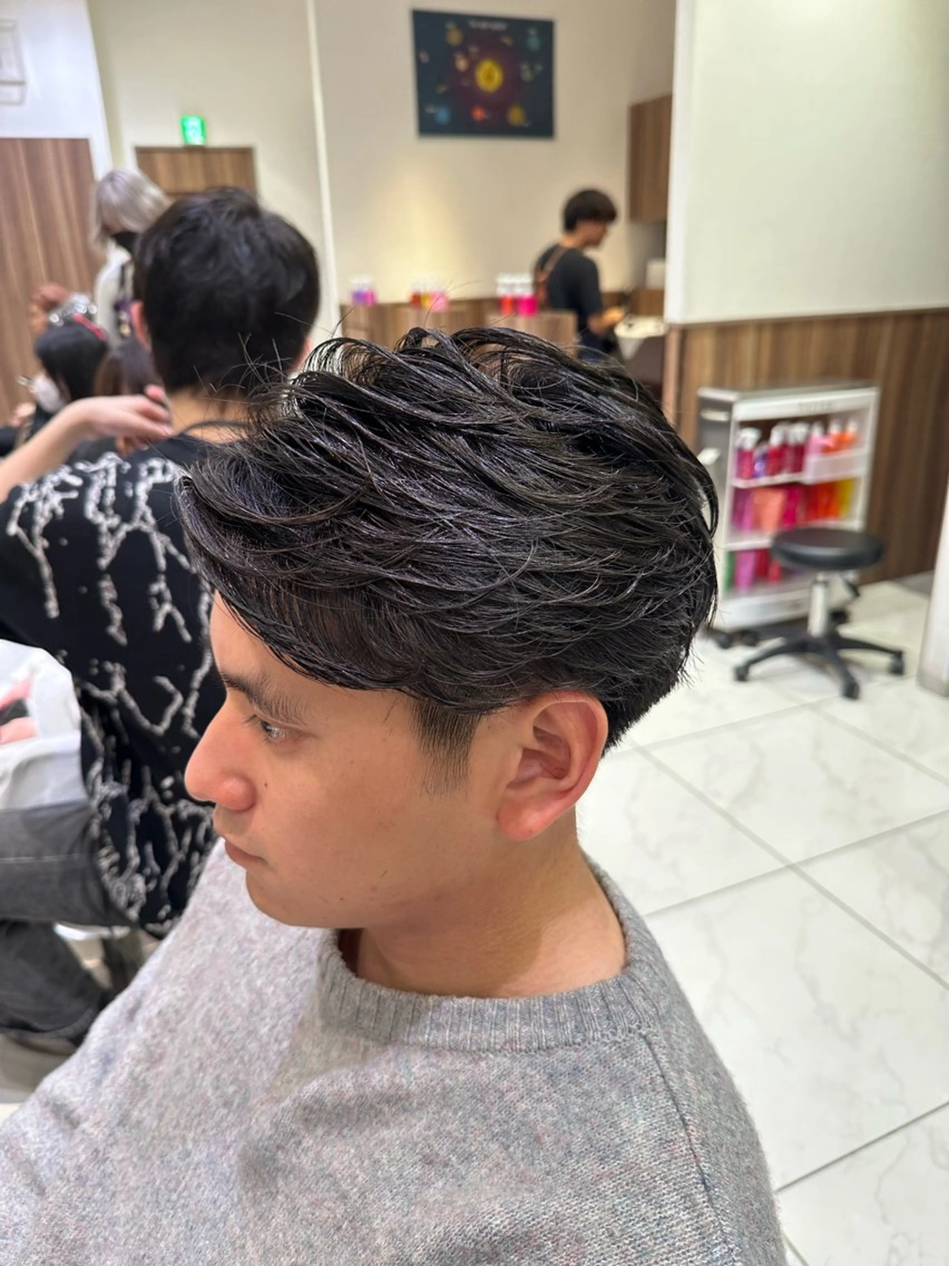 メンズ フェザーパーマ メンズパーマ カット パーマ メンズカット/カラー 💠進藤龍之介のヘアスタイル