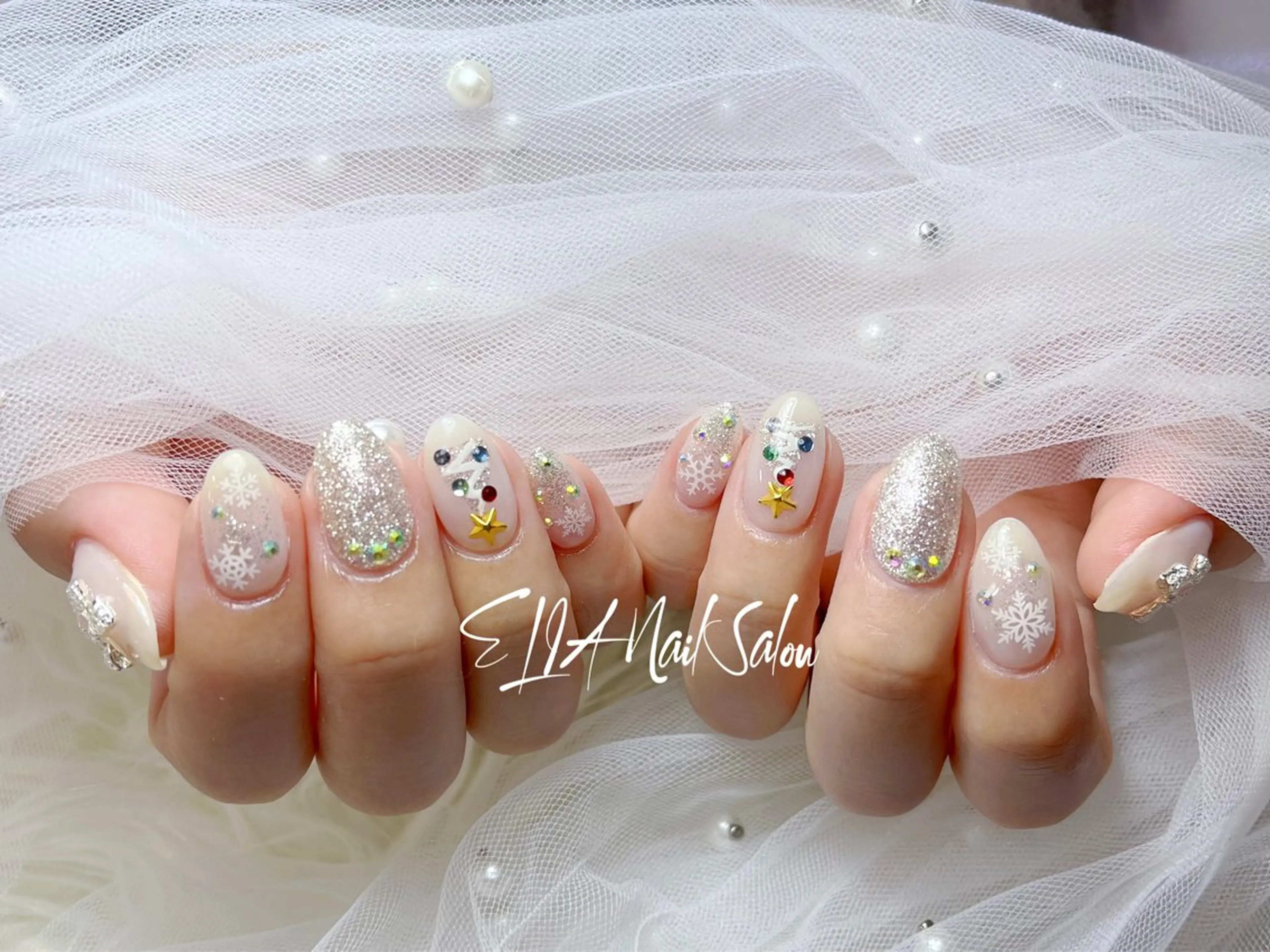 ミディアム ELIA【エリア】 nailsalonのネイルデザイン