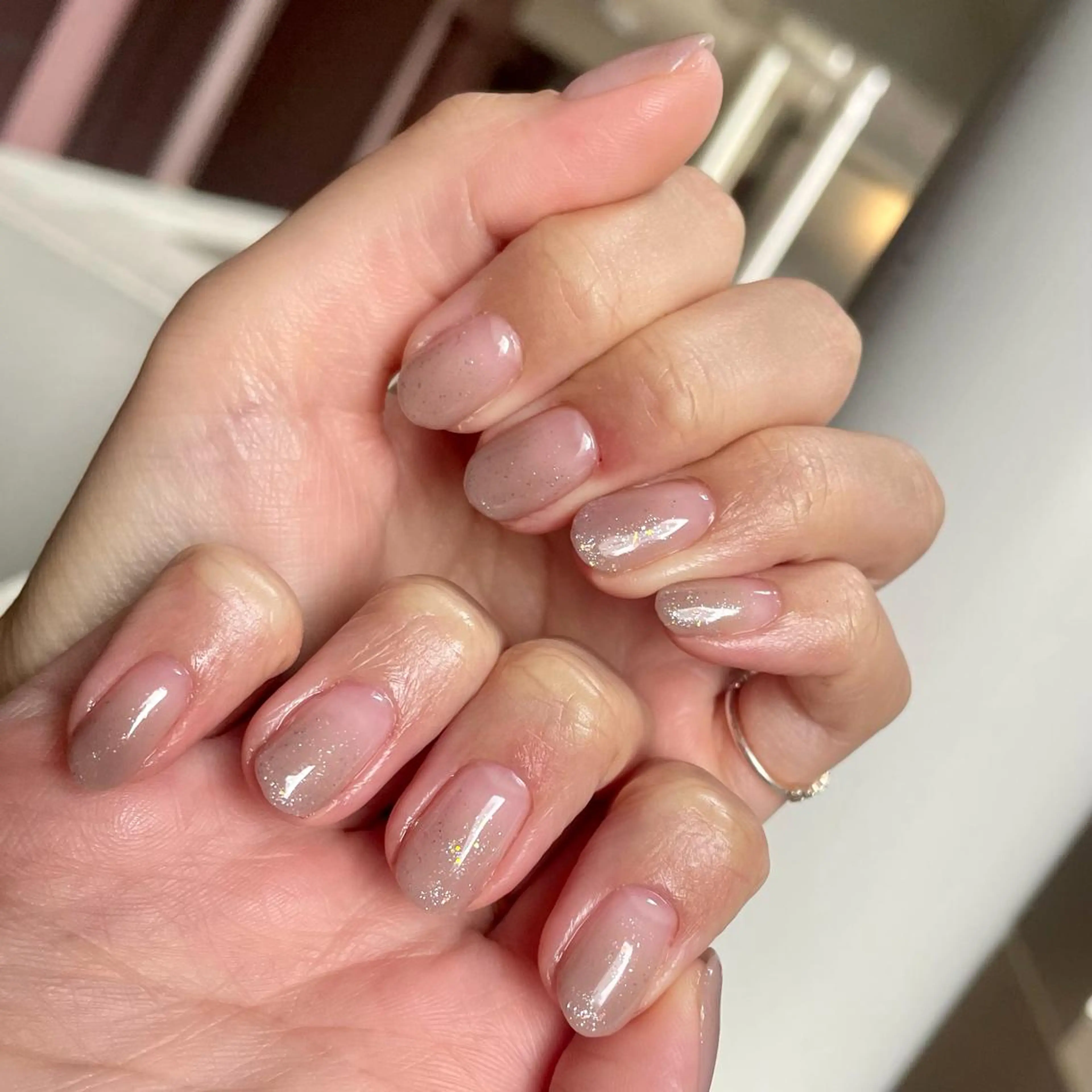 ネイル グラデーション 奥園 良恵のネイルデザイン