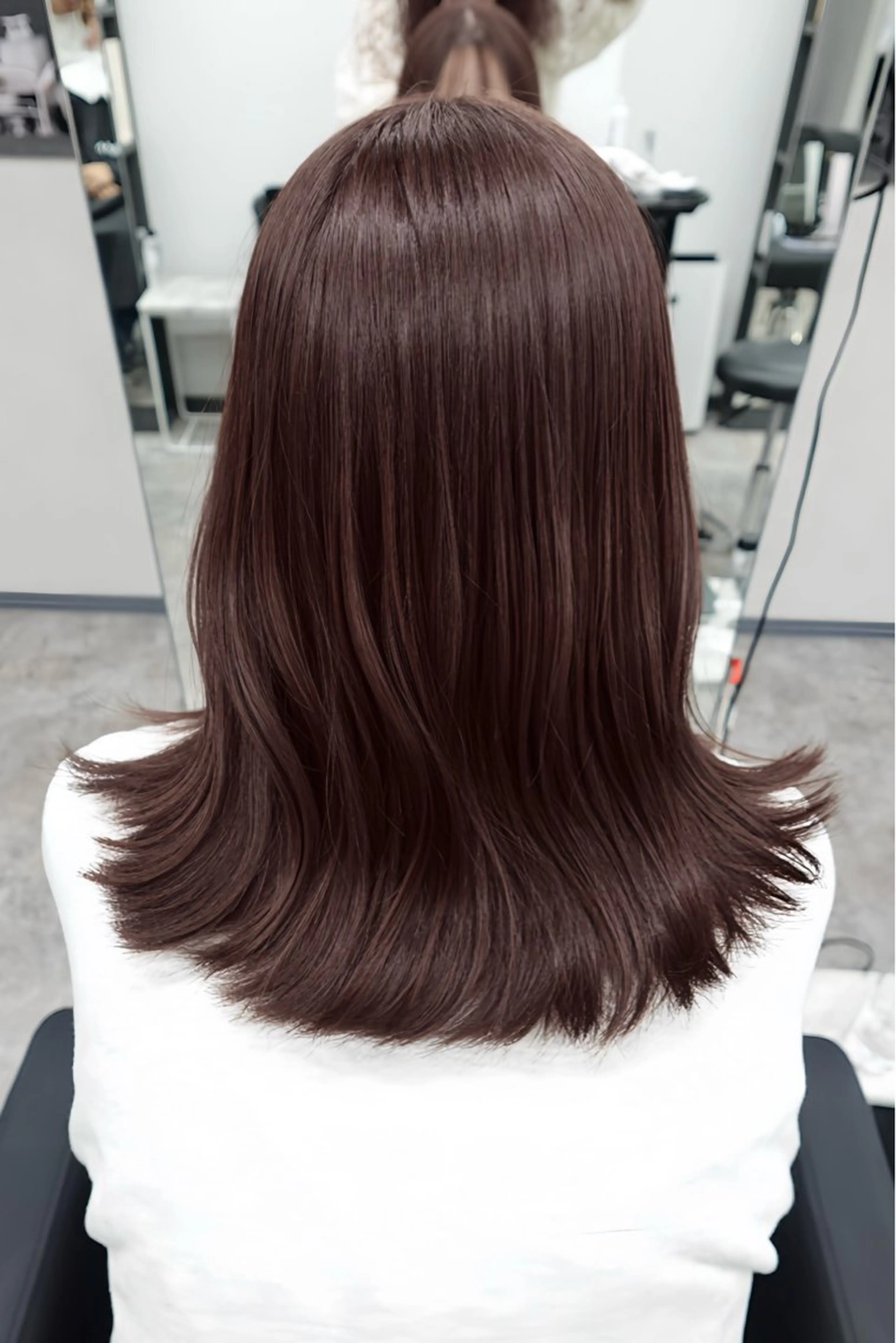 ミディアム ラベンダーベージュ ,comma momoka🪄のヘアスタイル