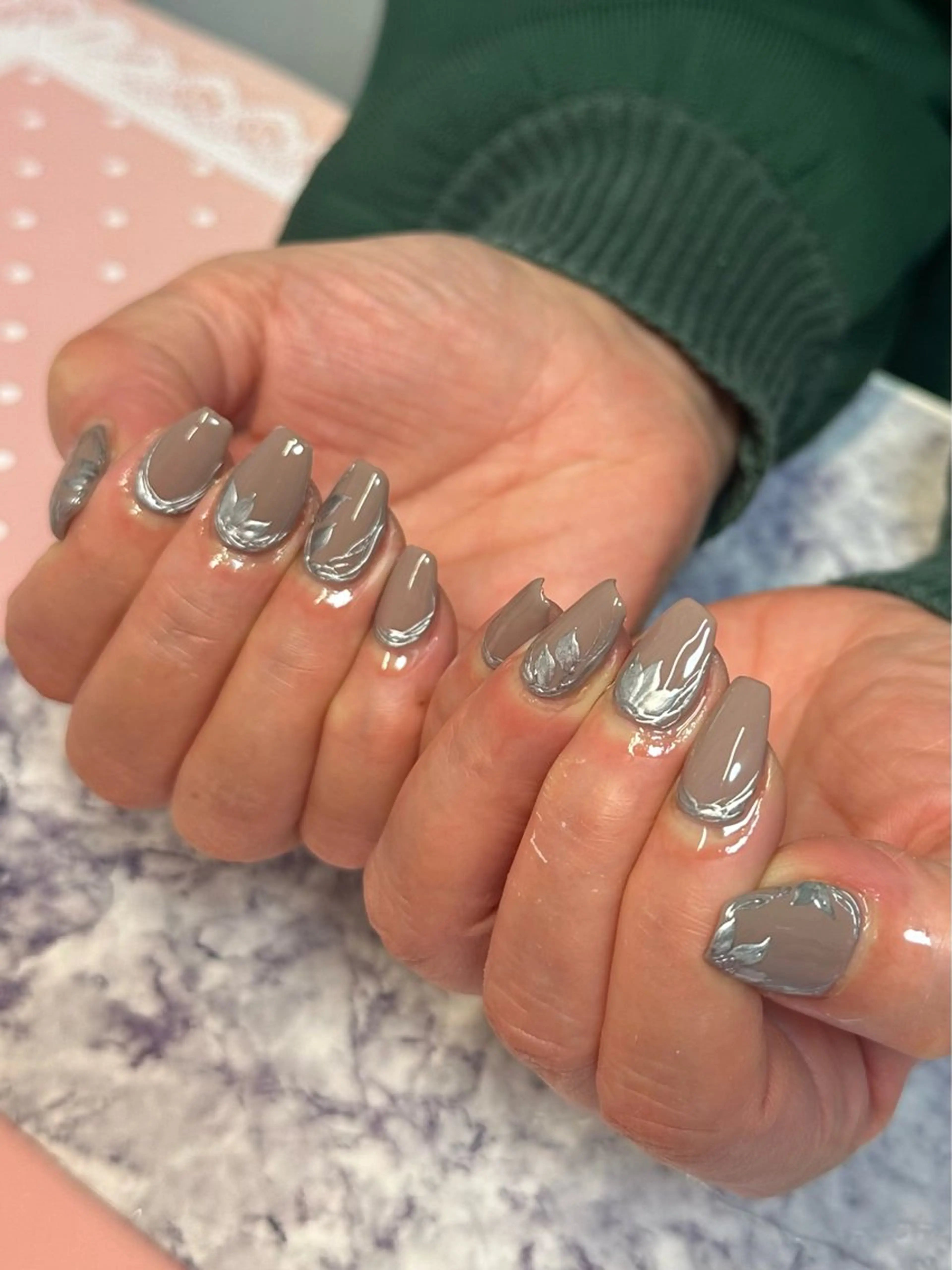 ネイル ハンドネイル フットネイル Pretzels🥨 【プレッツェル】ミウのネイルデザイン