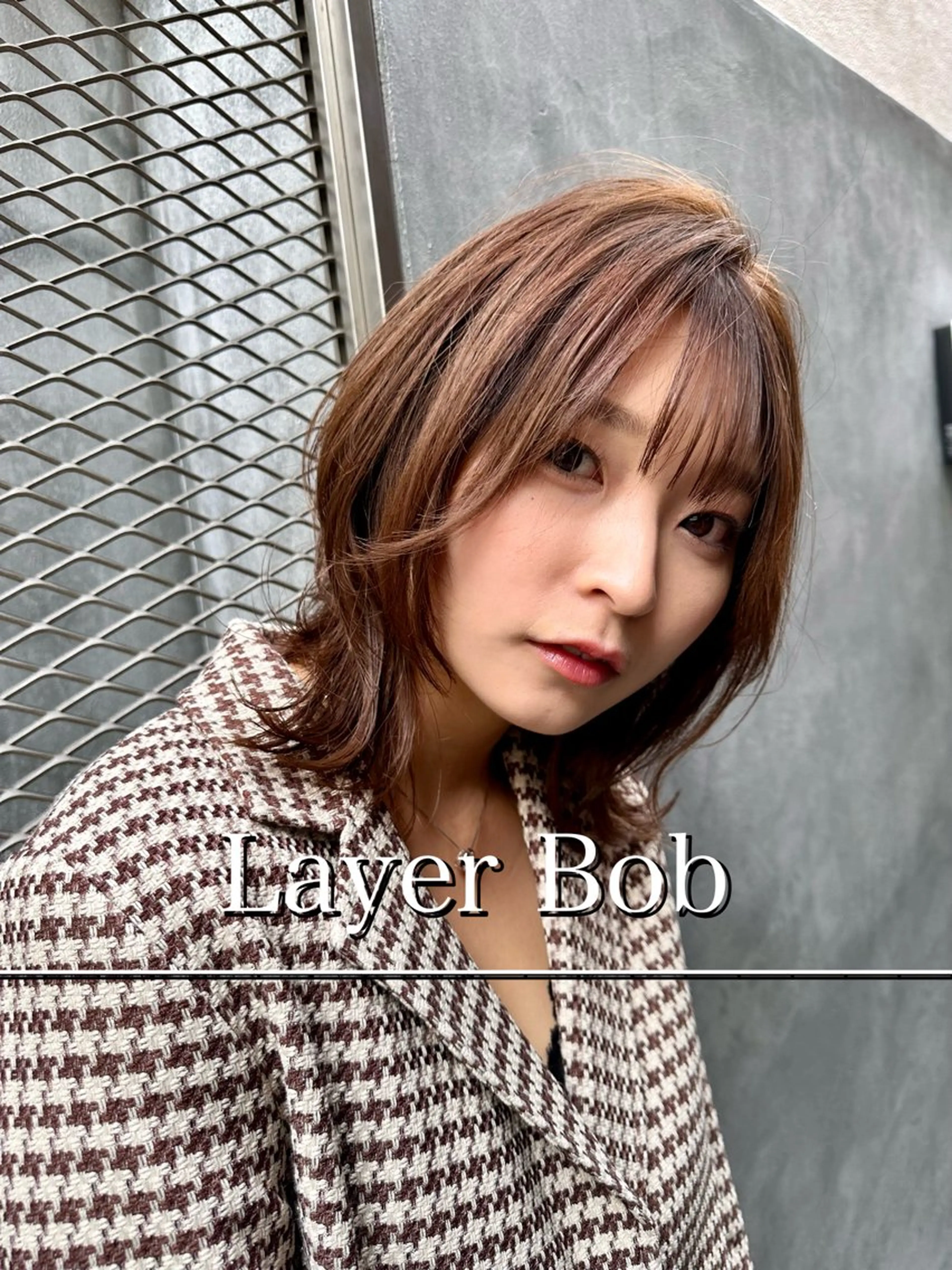 ミディアム カット ヘアカラー トリートメント ✨心斎橋髪質改善 ボブ鈴木佑弥✨のヘアスタイル