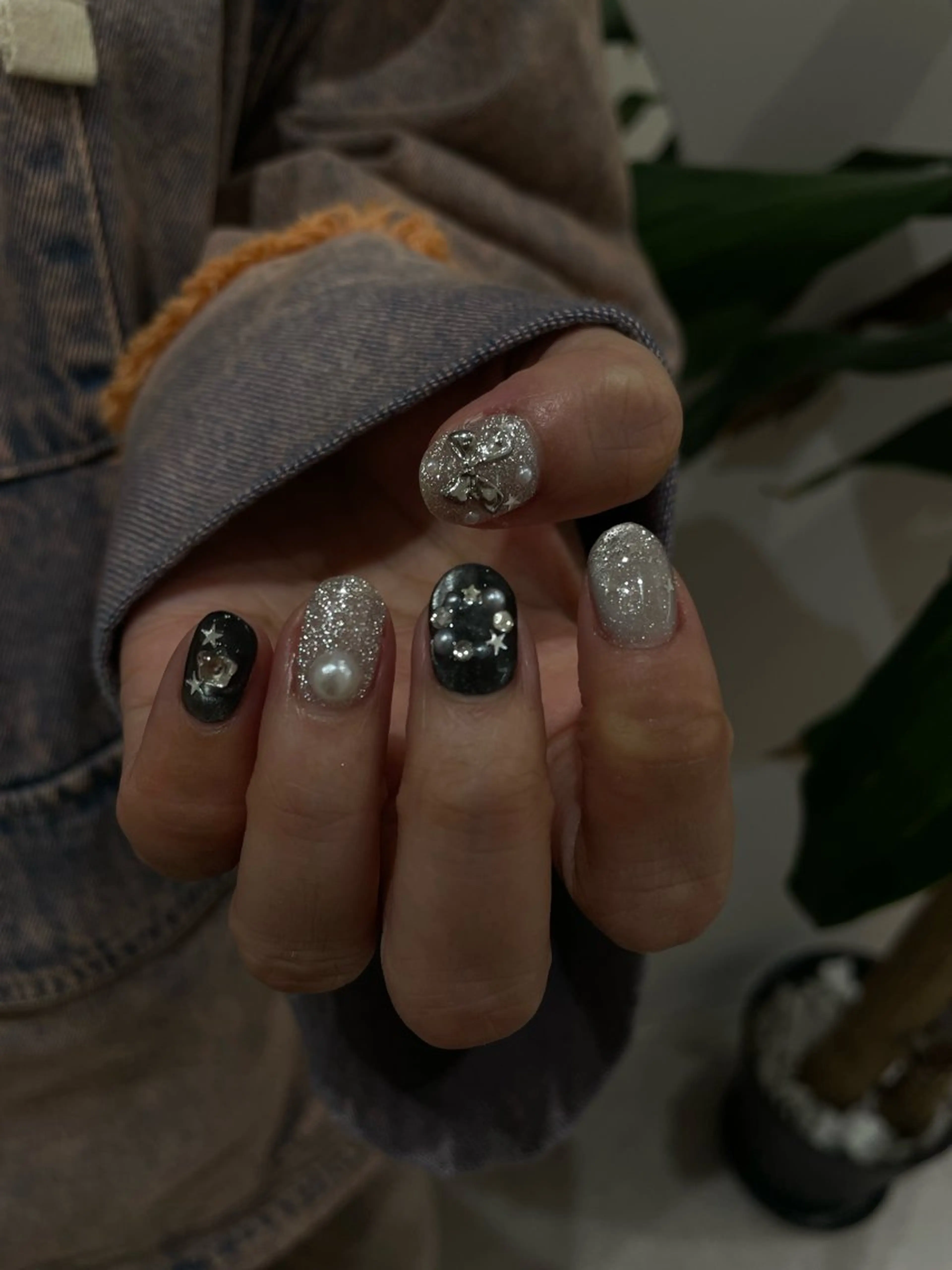 ネイル 冬ネイル クリスマス ハンドネイル GO TODAY 吉祥寺Glint所属・うの 韓国ﾈｲﾙ໒꒱⋆⭒˚のネイルデザイン