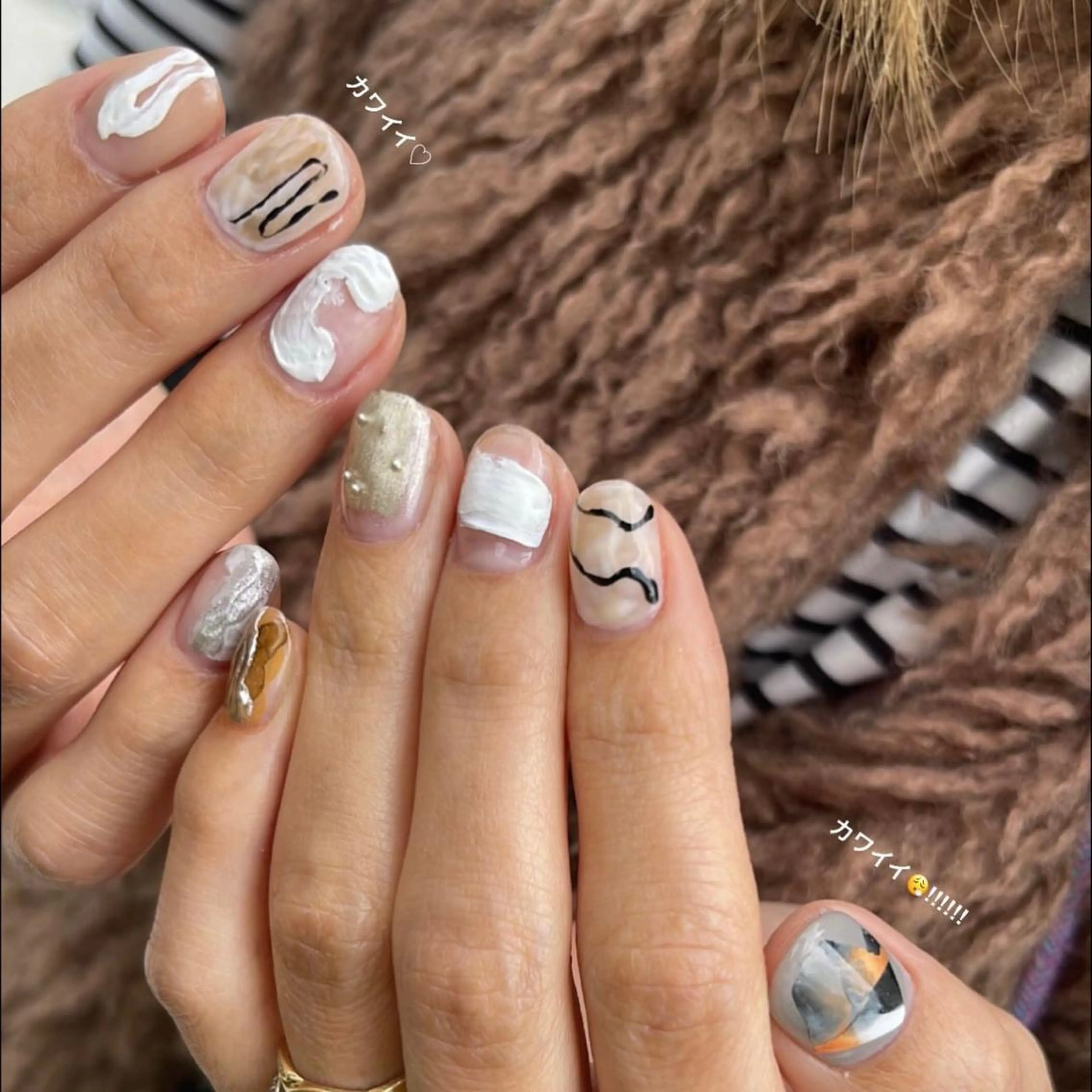 ネイル ニュアンスネイル atelier ponoのネイルデザイン