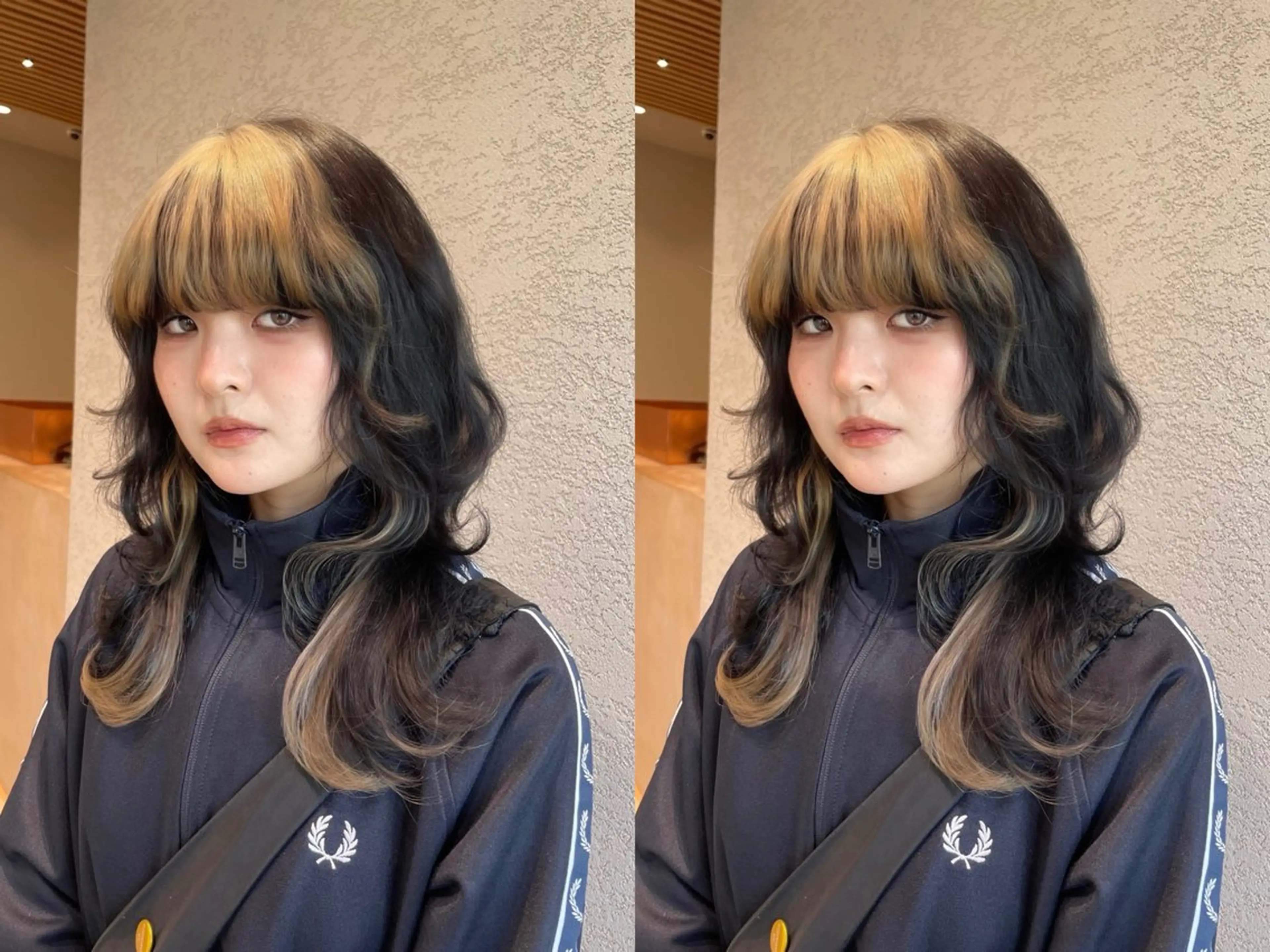 セミロング ヘアカラー ハイトーンカラー🌟 🎠KANON🎡のヘアスタイル
