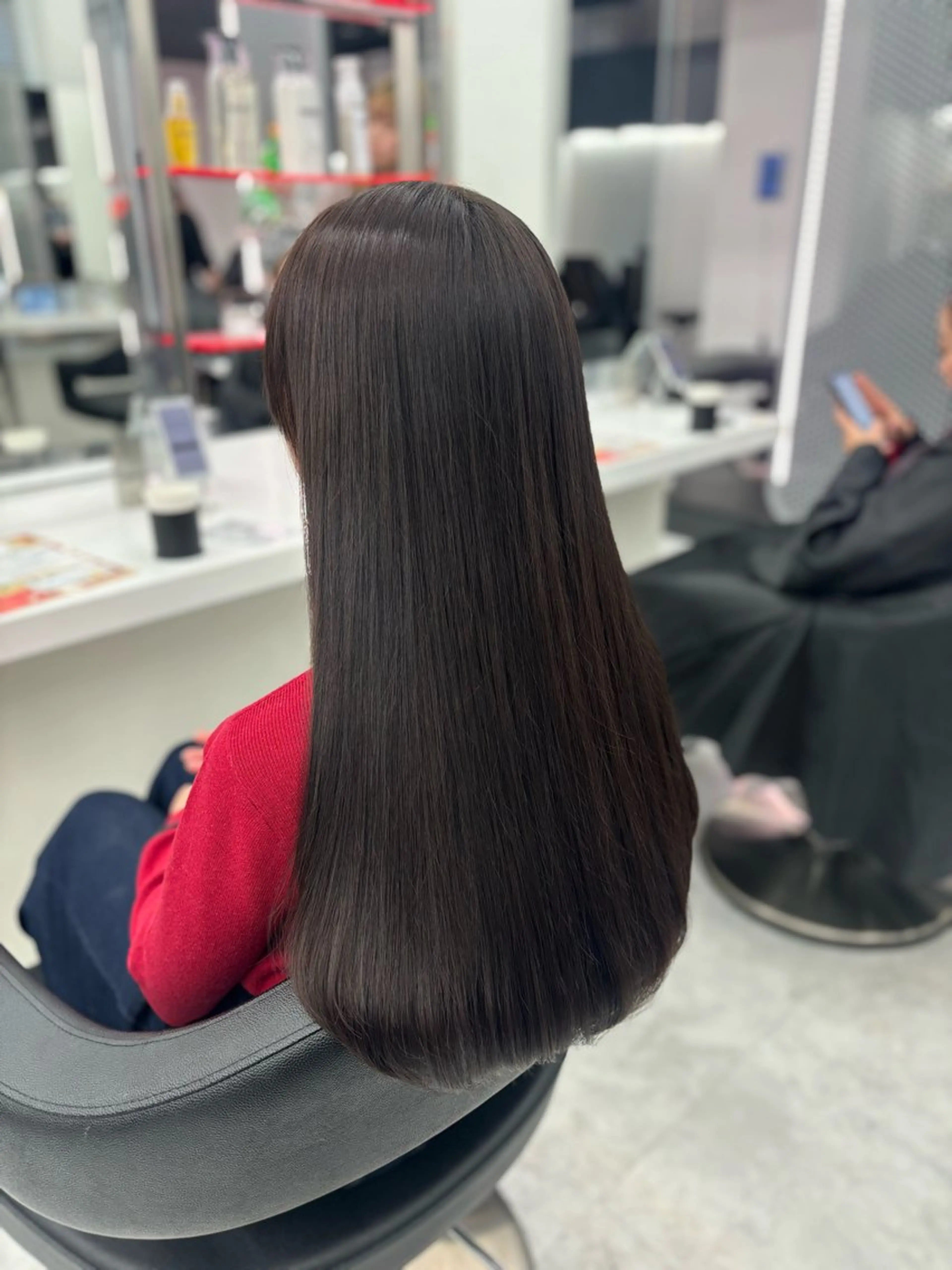 ロング カラー ヘアカラー トリートメント 🤍レイヤー/顔周り 暖色hirari🤍のヘアスタイル