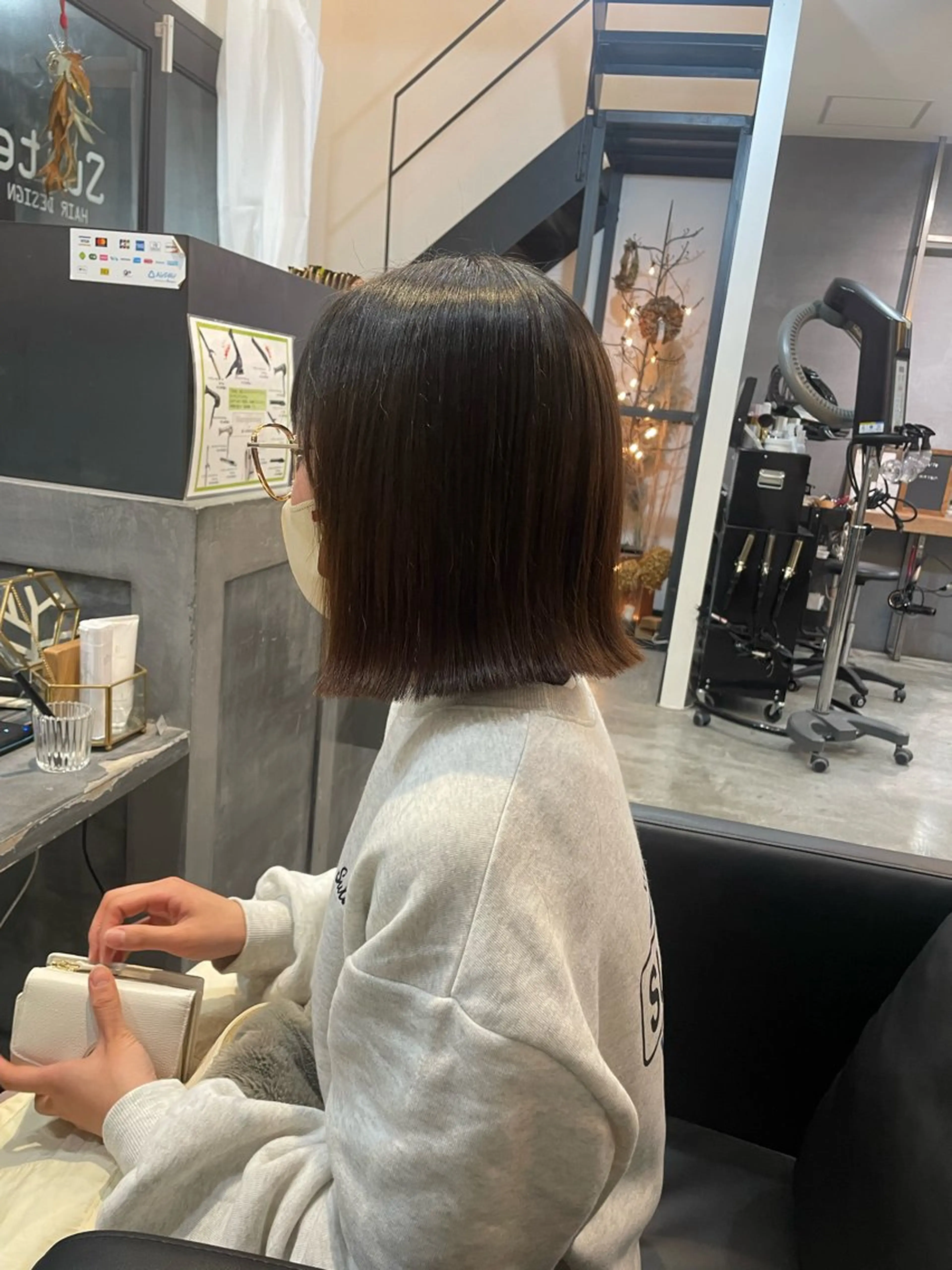 ショート ボブ 外ハネヘア 顔周りカット 🎀サヤカ🎀のヘアスタイル