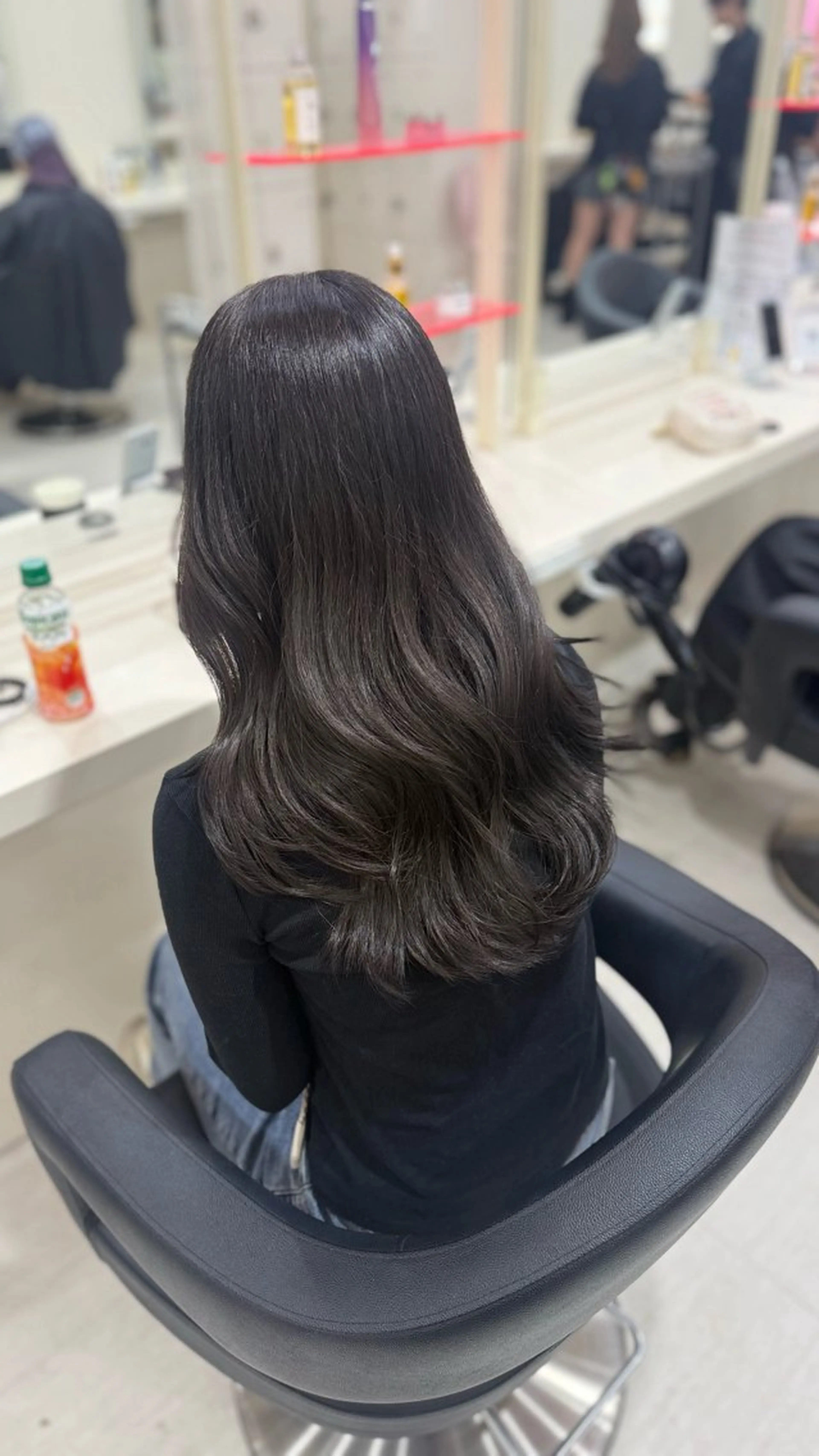 カラー カット ヘアカラー トリートメント 韓国透明感color 🤍sawako🏹のヘアスタイル