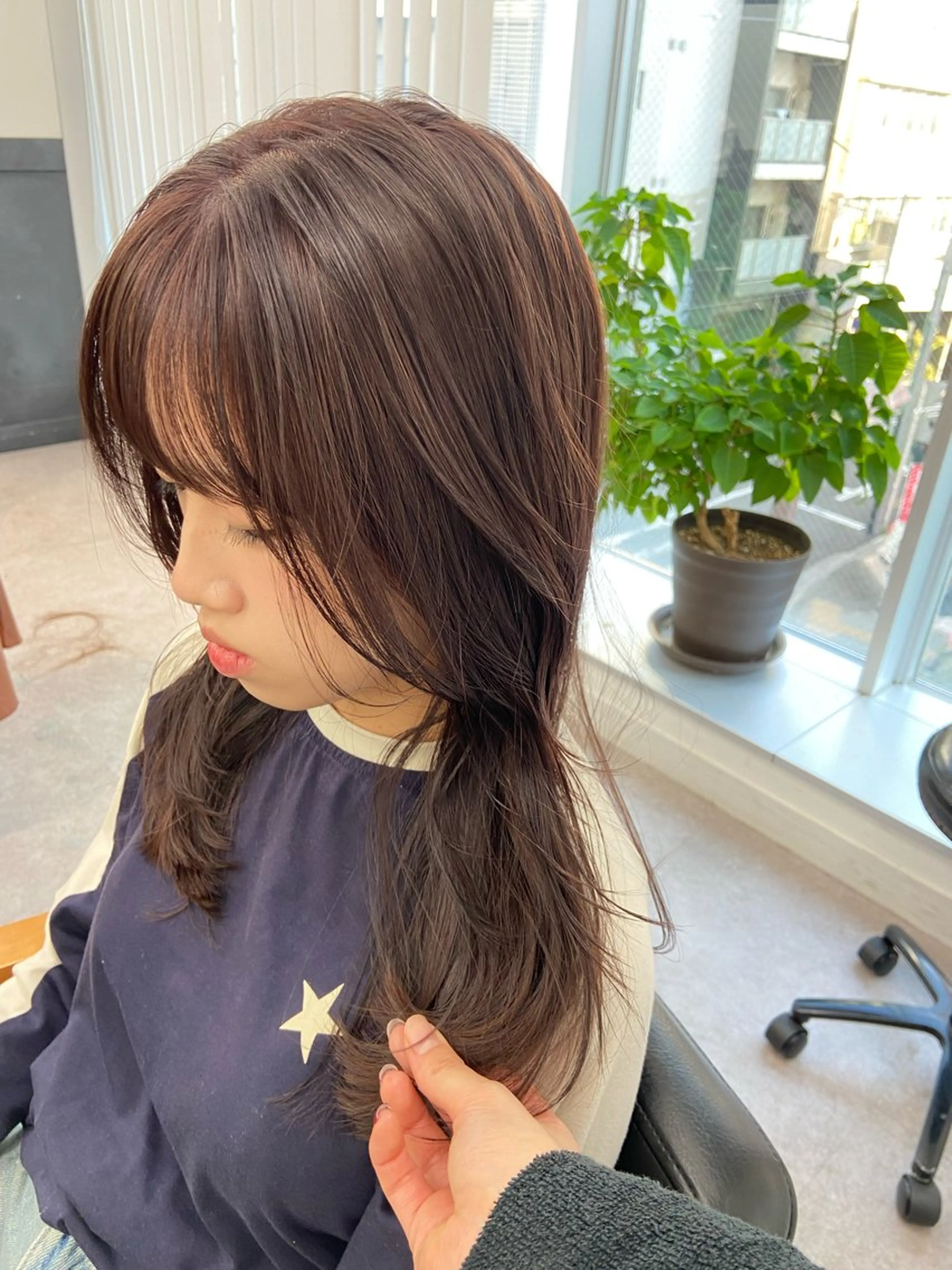 ロング カラー ヘアカラー トリートメント 髪質改善カラー🌙 ｃｈｉｎａｒｉのヘアスタイル