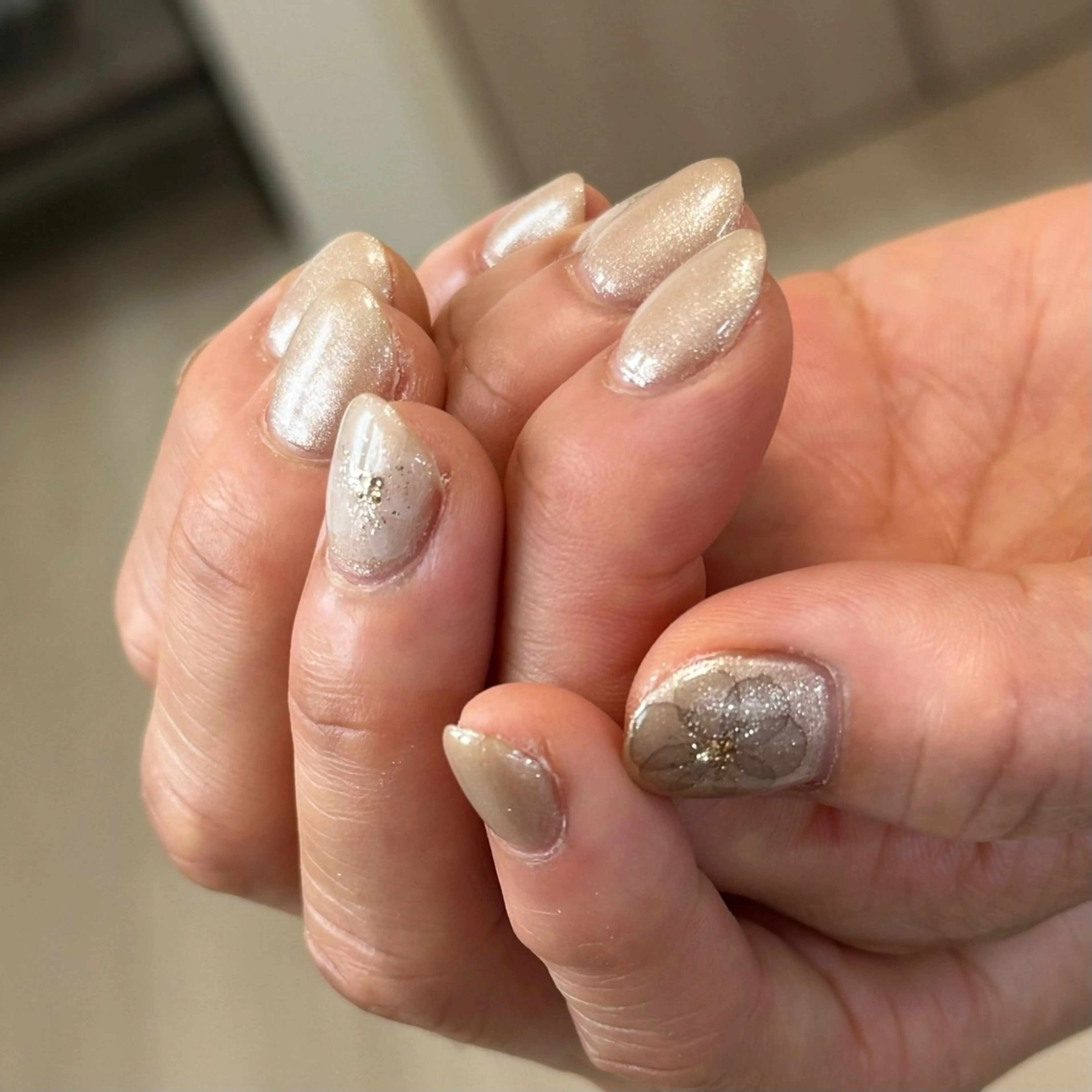 ネイル フラワーネイル ワンカラーネイル ハンドネイル Hana_ Rieのネイルデザイン