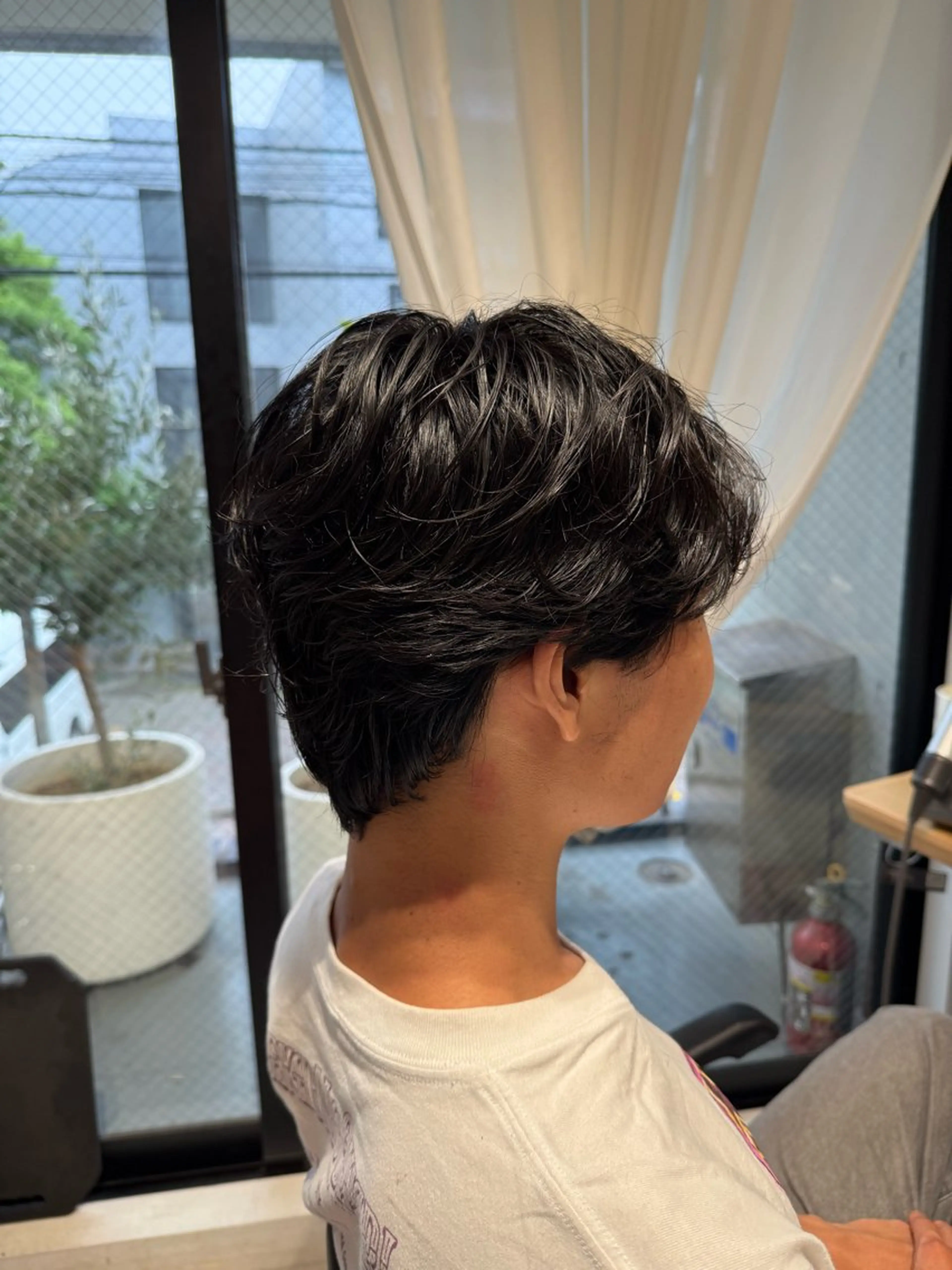 ショート メンズ カット 艶カラー/縮毛矯正 🫧terukaのヘアスタイル