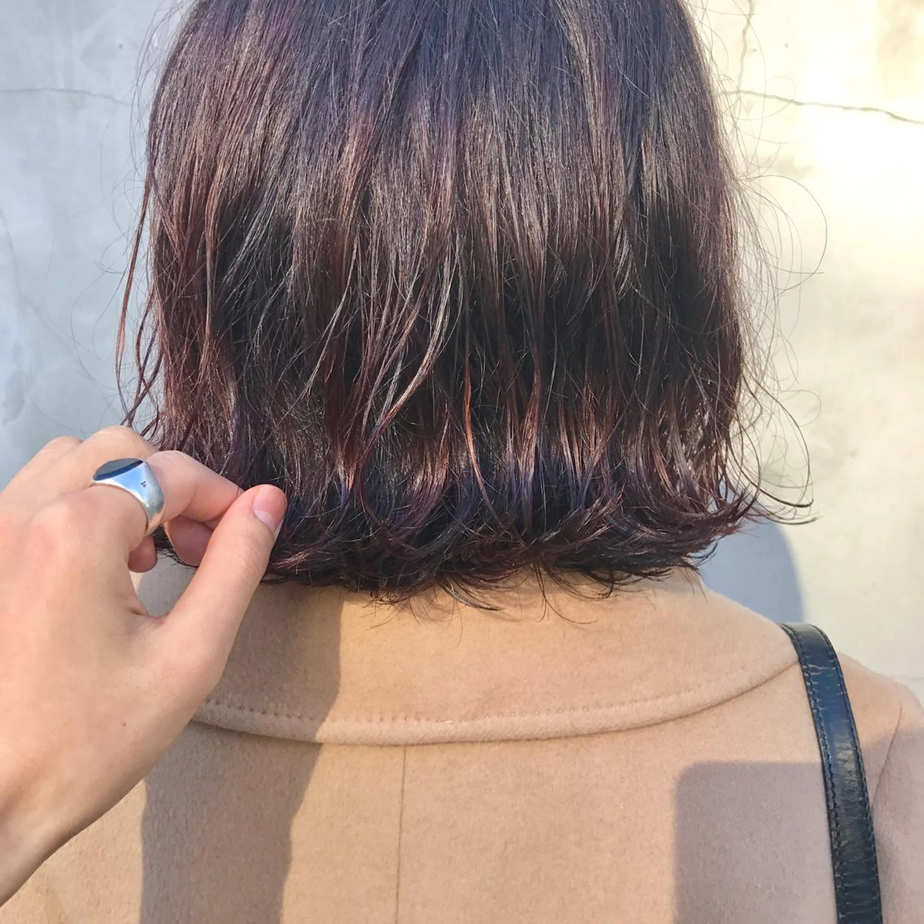 ミディアム カラー ヤスドミ ケイスケのヘアスタイル