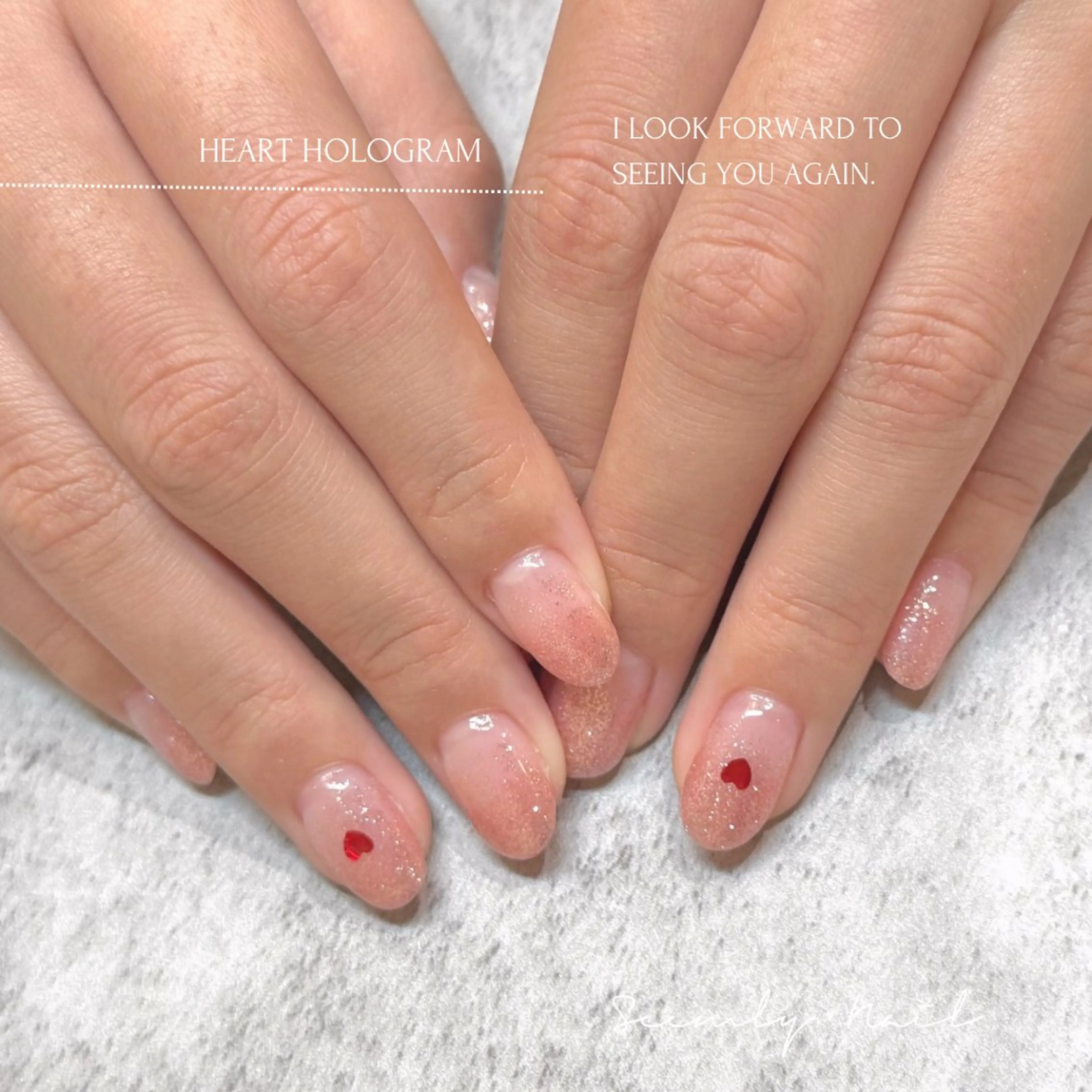 ネイル ボルドー フラワーネイル ジェルネイル ハート マグネットネイル ハンドネイル Seemly 千田町店所属・フラワーパラジェル 🌸シームリーエミのネイルデザイン