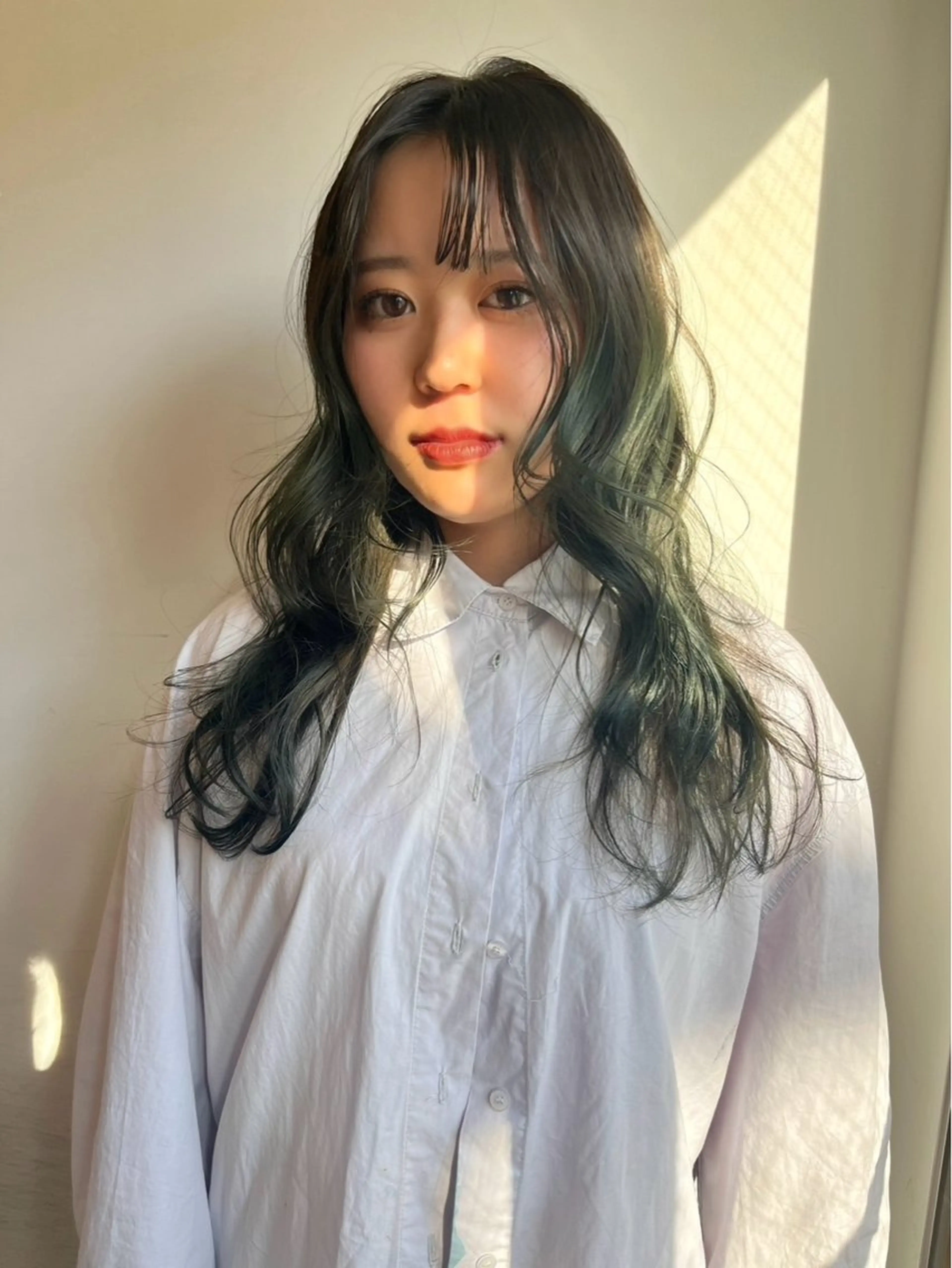 ロング ヘアアレンジ カット ヘアカラー 🎀suzuna 透明感colorのヘアスタイル
