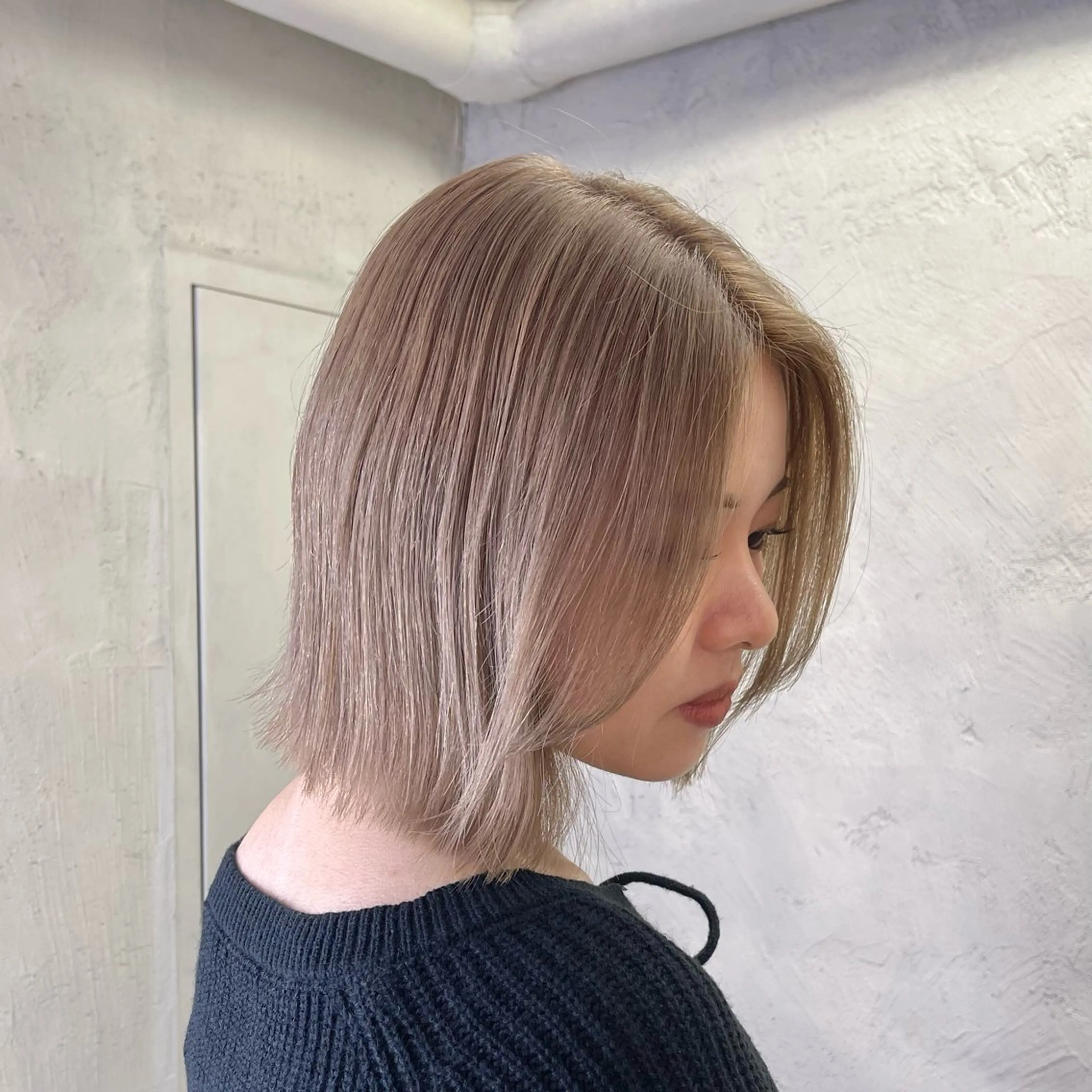 ミディアム ヘアカラー トリートメント ☪ ‎ハイトーン信者 ☪️yumeka✨️のヘアスタイル