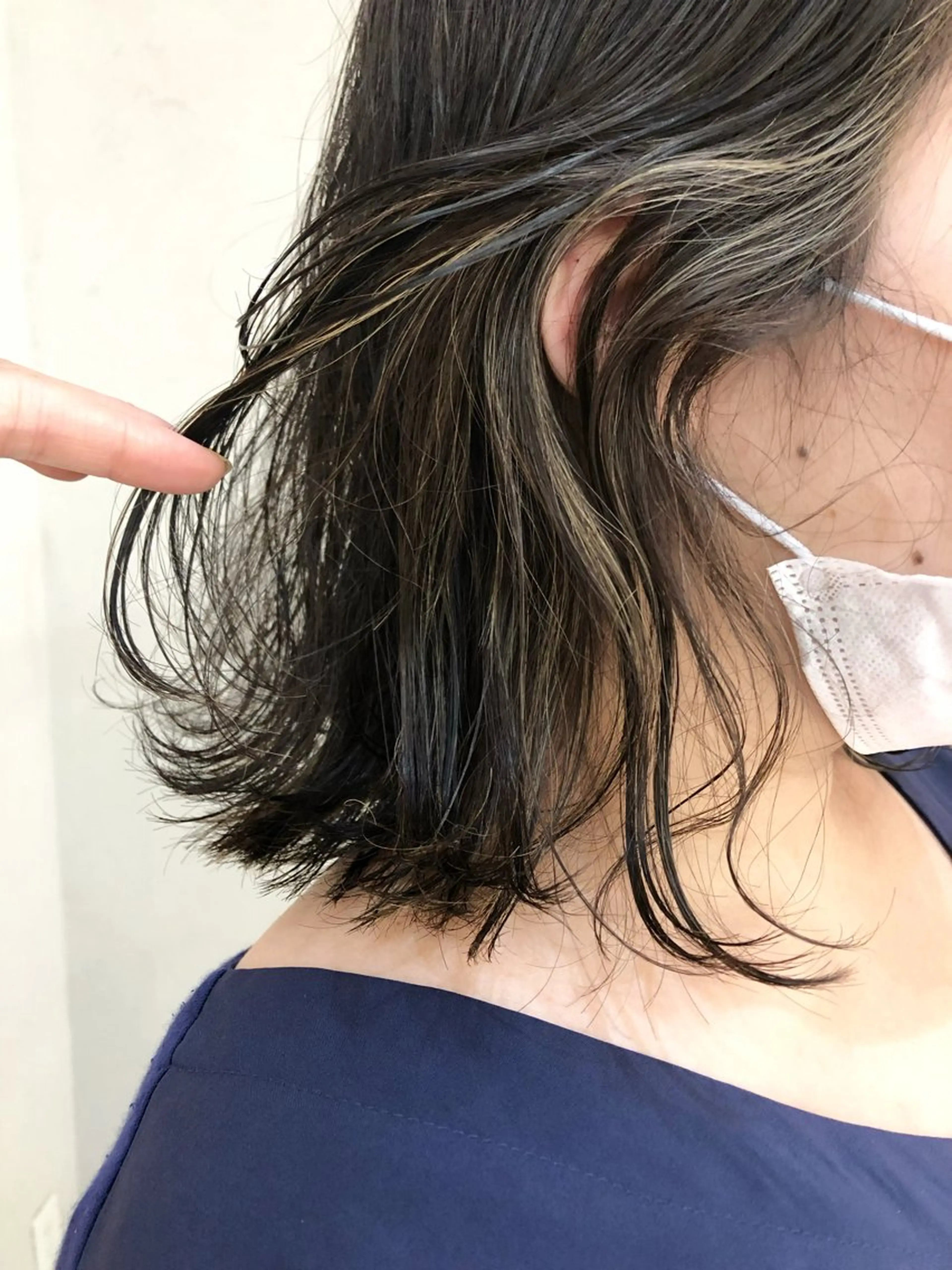 インナーorハイライトの写真
