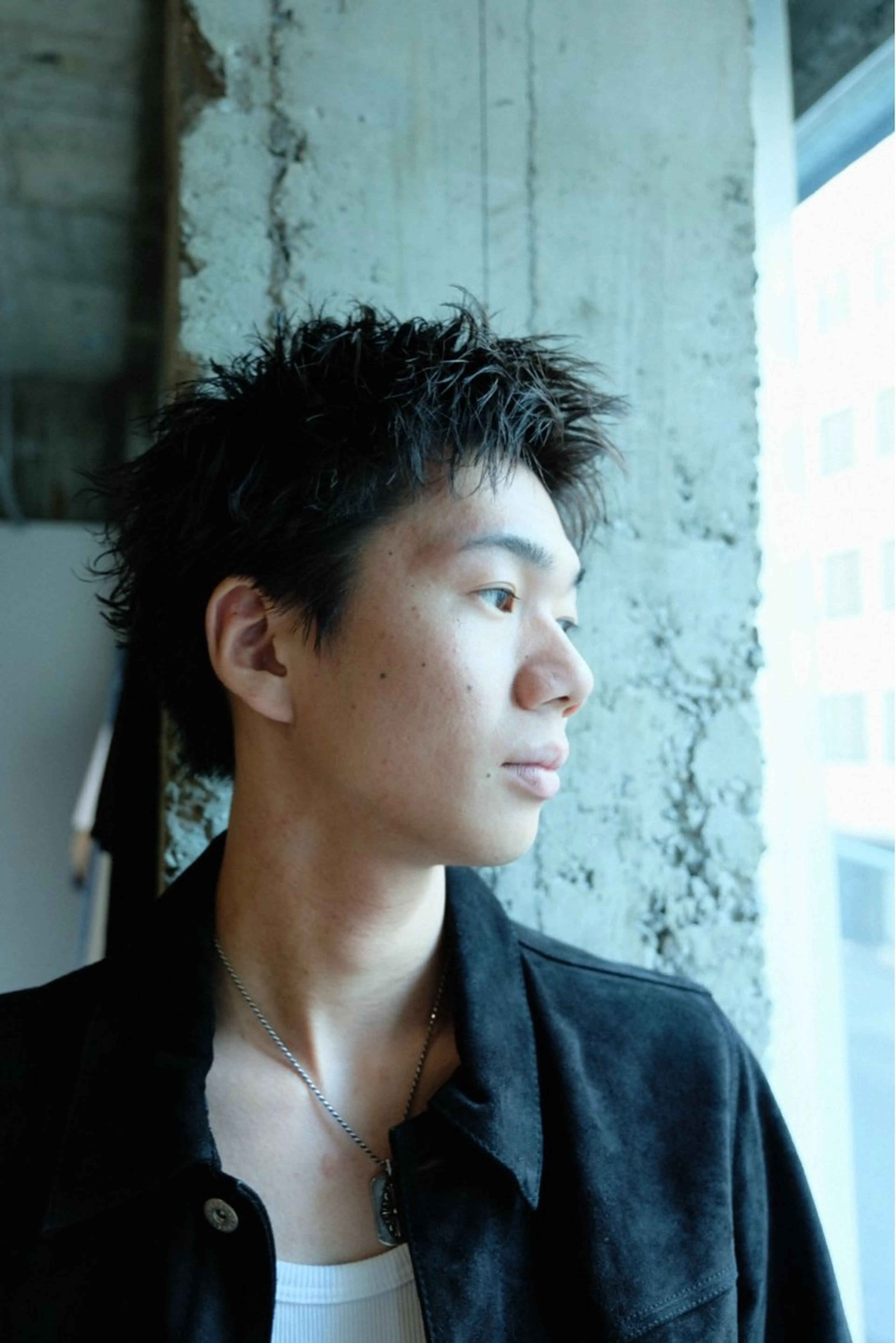 ショート カラー パーマ 森田 鴻之介のヘアスタイル