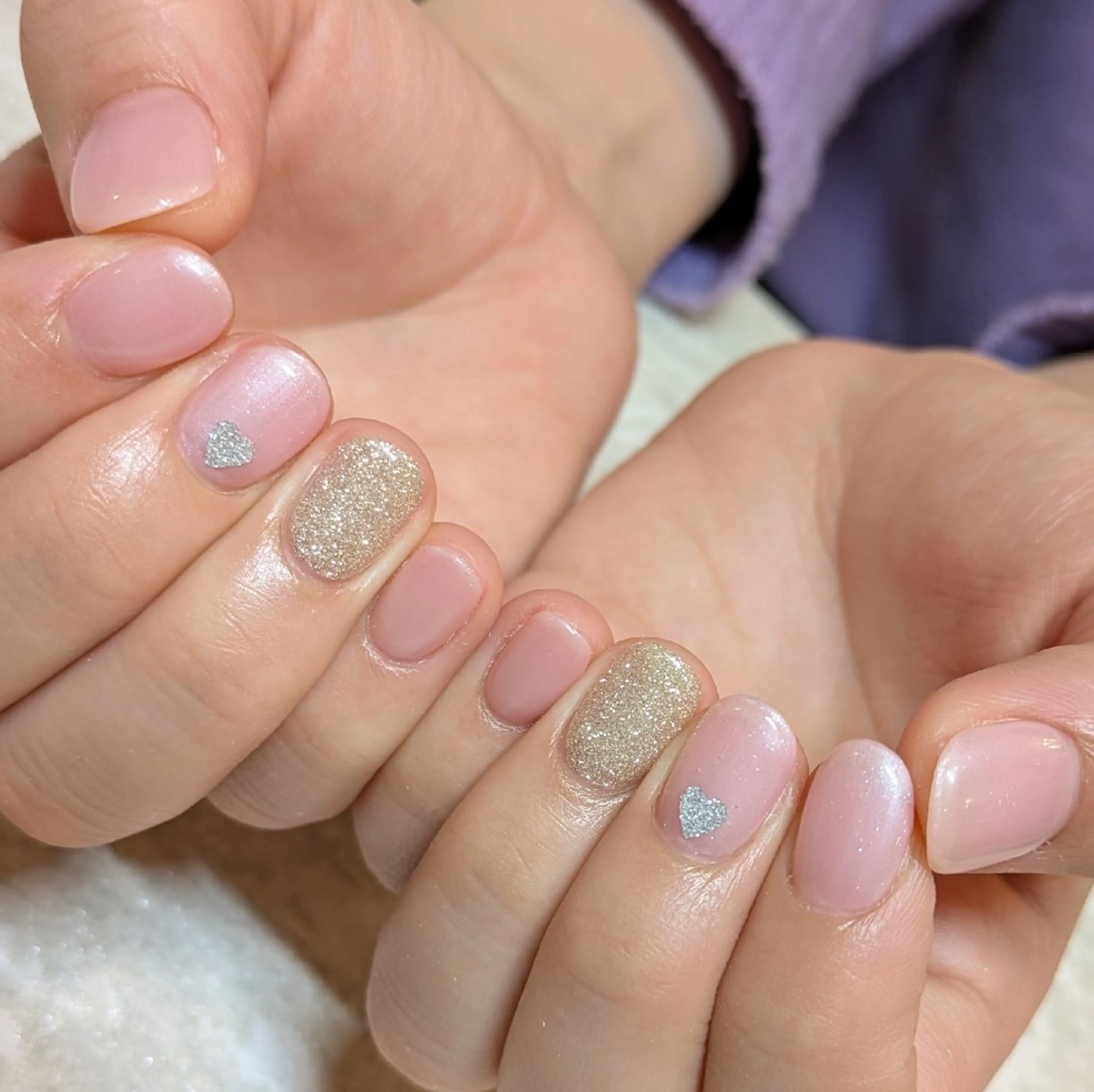 ネイル ハート ジェヌインネイル 河内のネイルデザイン