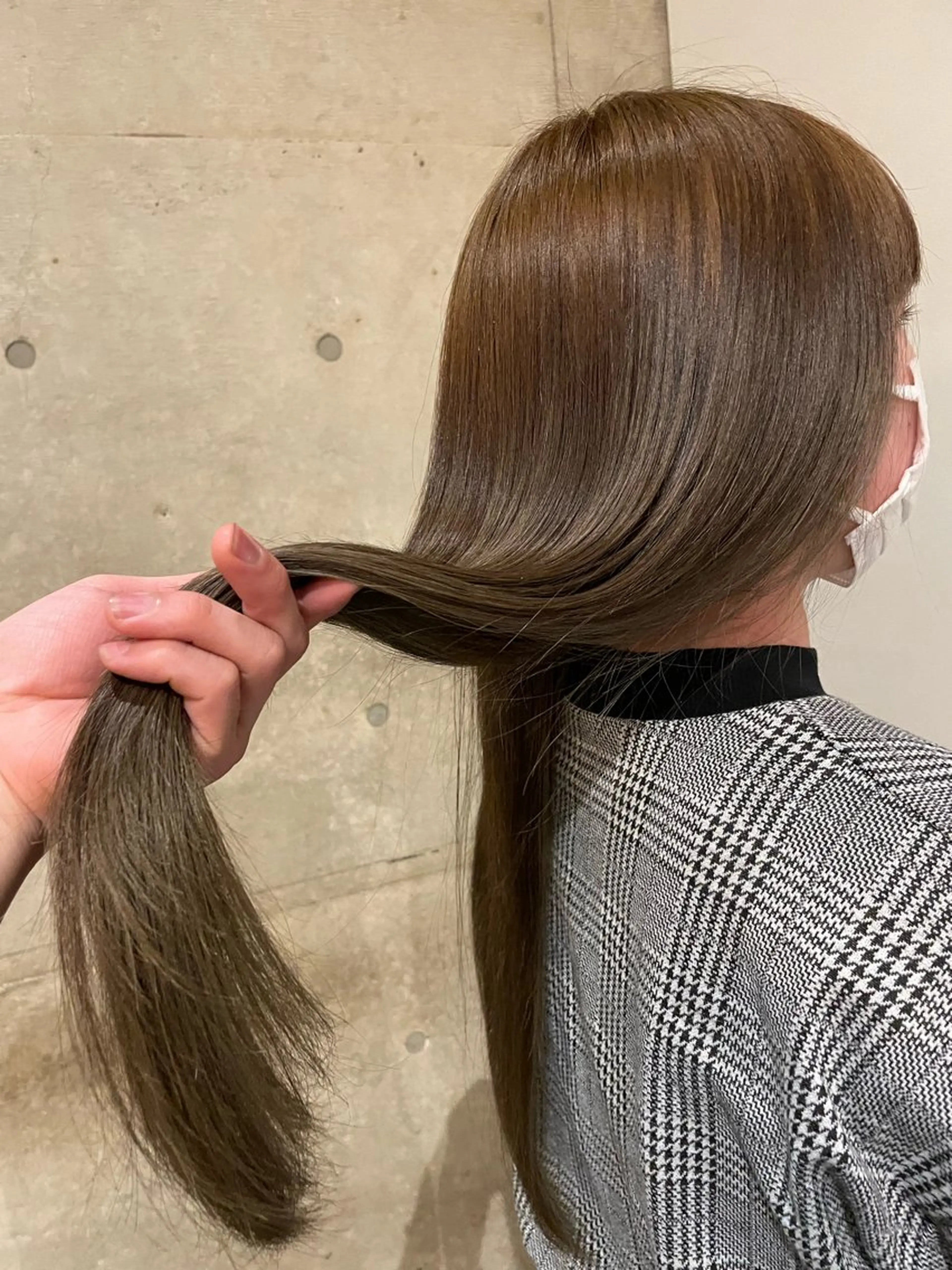 セミロング 髪質改善 Luxe表参道 髪質改善　奈良のヘアスタイル