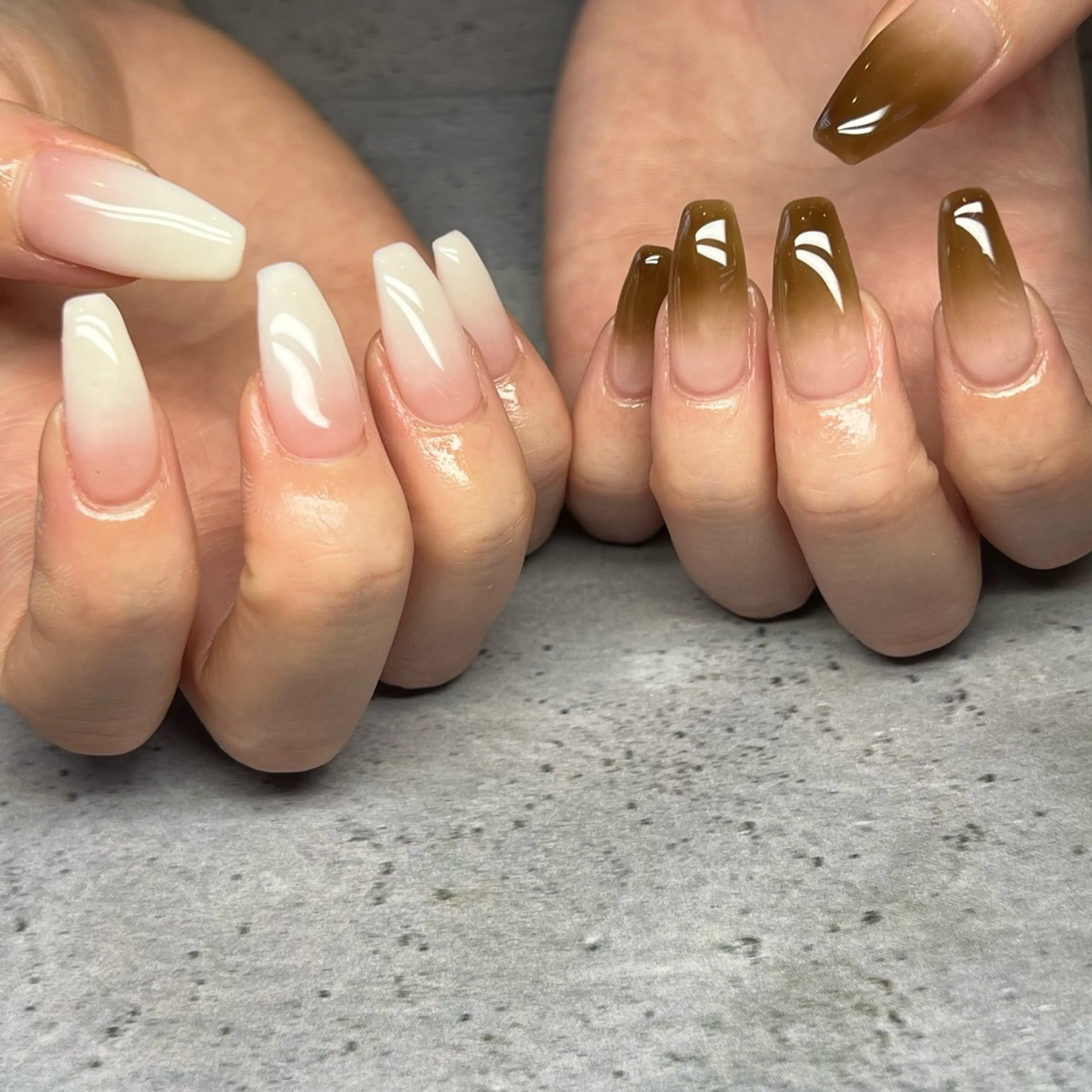 ネイル グラデーション ハンドネイル 𝐫𝐚𝐢 𝐧𝐚𝐢𝐥のネイルデザイン