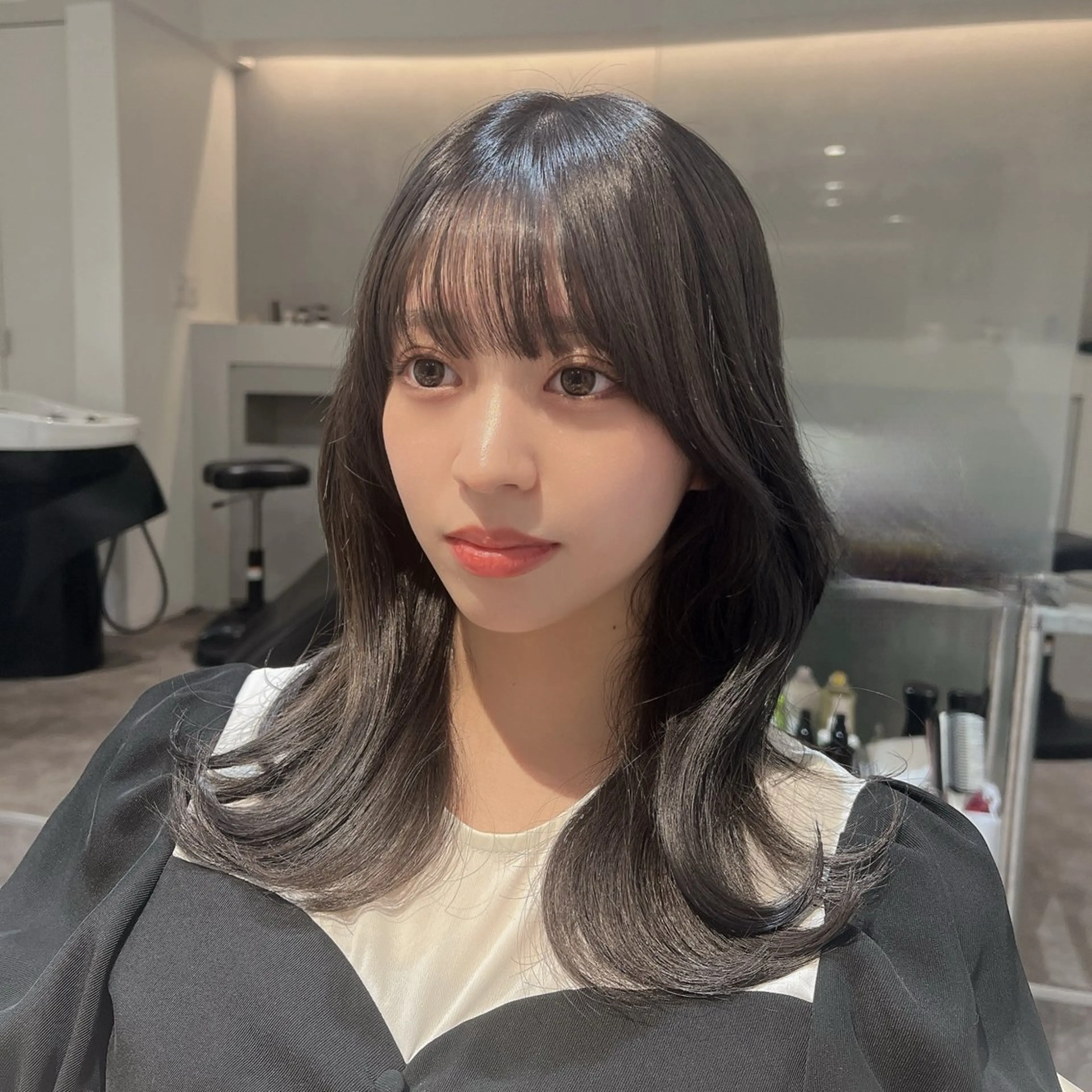 ミディアム カラー カット ヘアカラー トリートメント 原宿/美髪カラー 🫧TAISEIのヘアスタイル