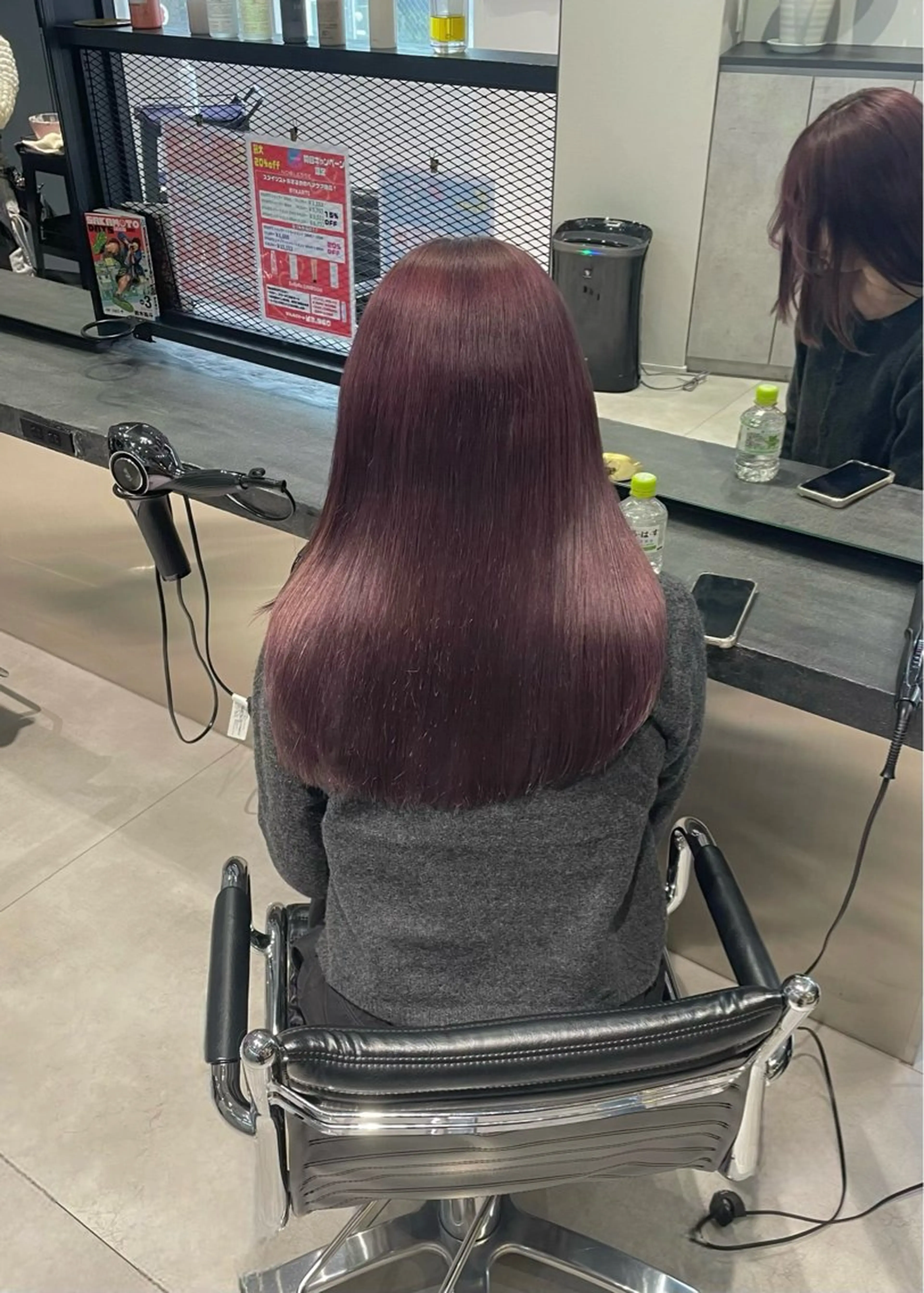 セミロング カラー ラベンダーカラー ピンクカラー ピンクラベンダー 🌷ケアブリーチ /透明感/れい🌷のヘアスタイル