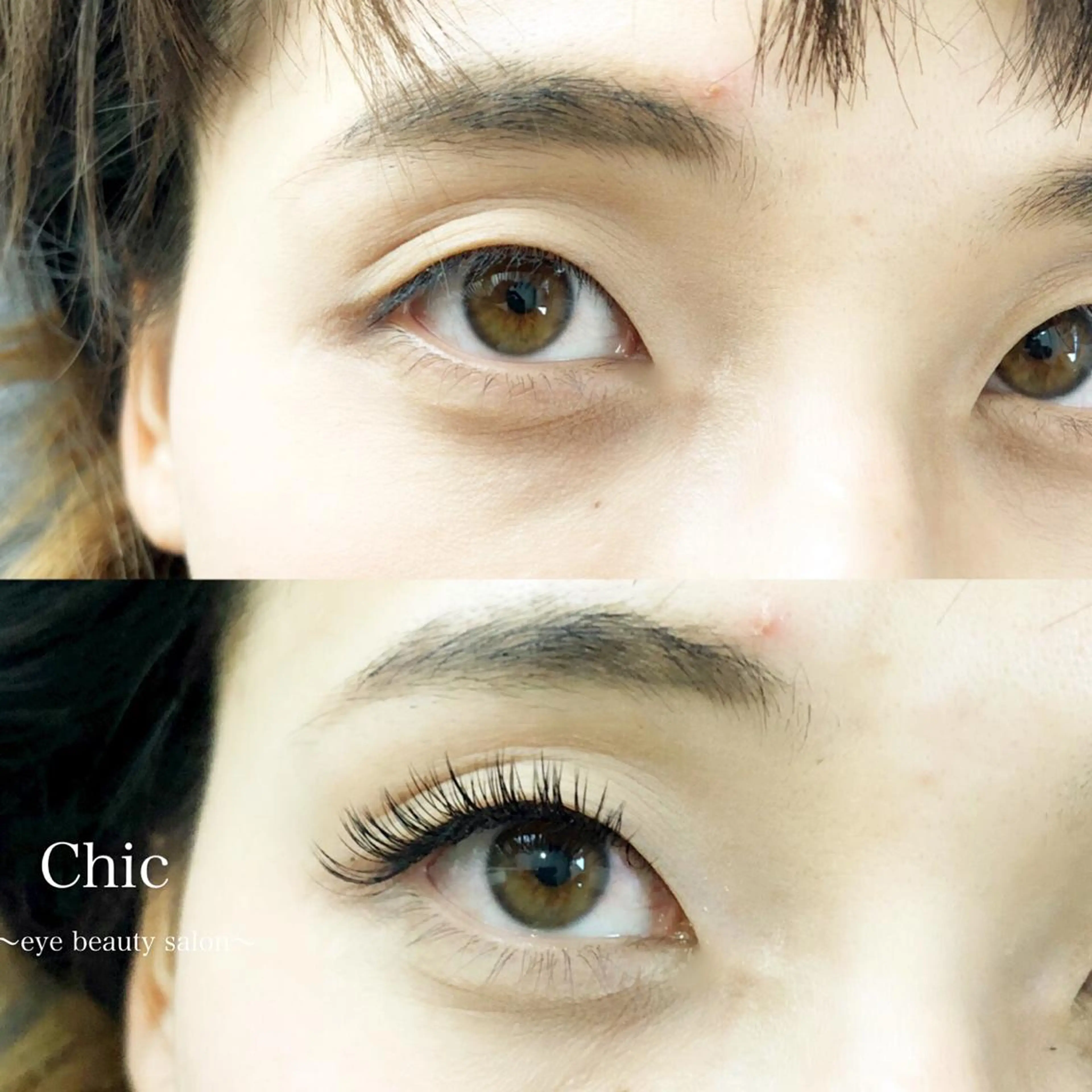 マツエク・マツパ フラットラッシュ Chic ATSUKOのマツエク・マツパデザイン