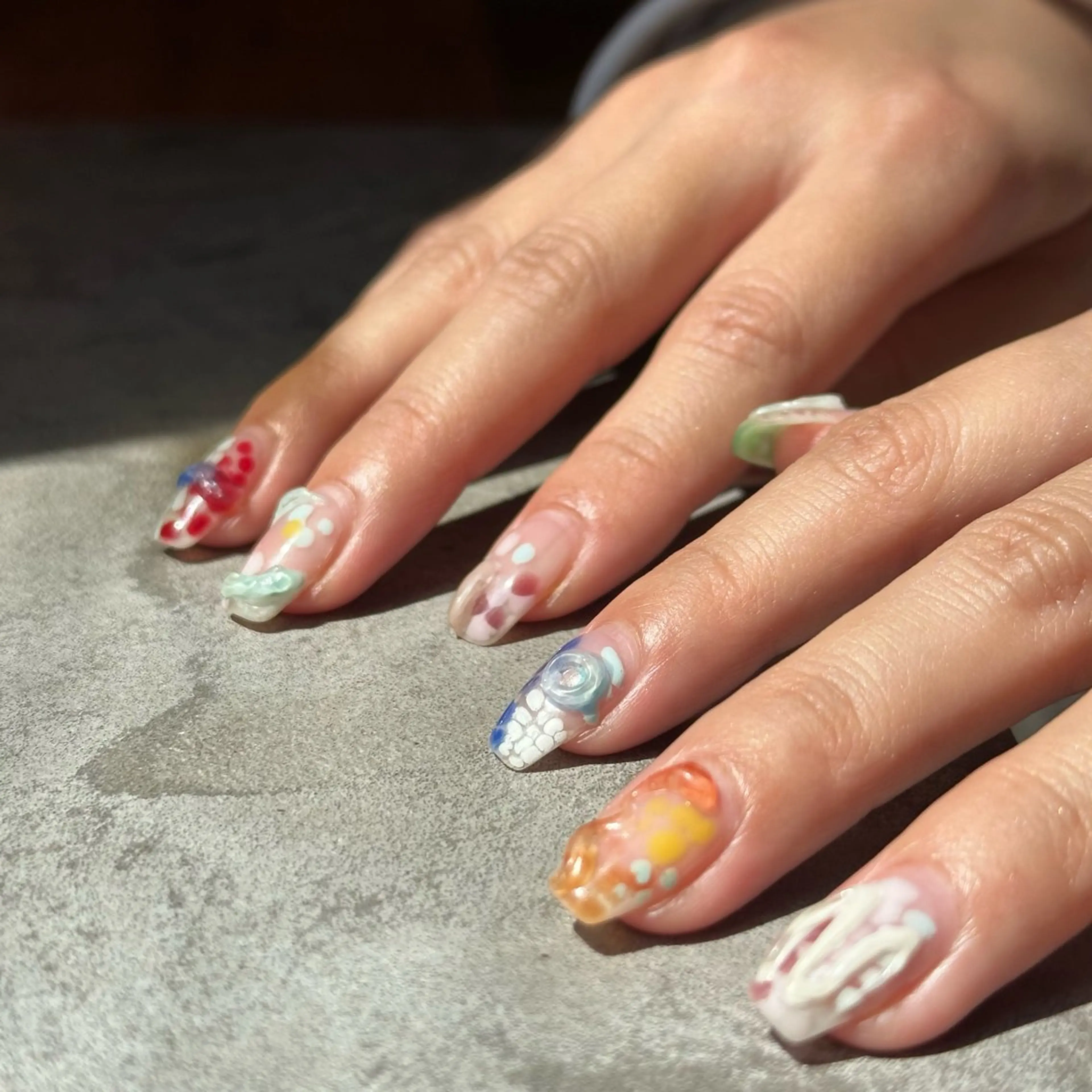 ネイル ハンドネイル COIN  nail hinataのネイルデザイン