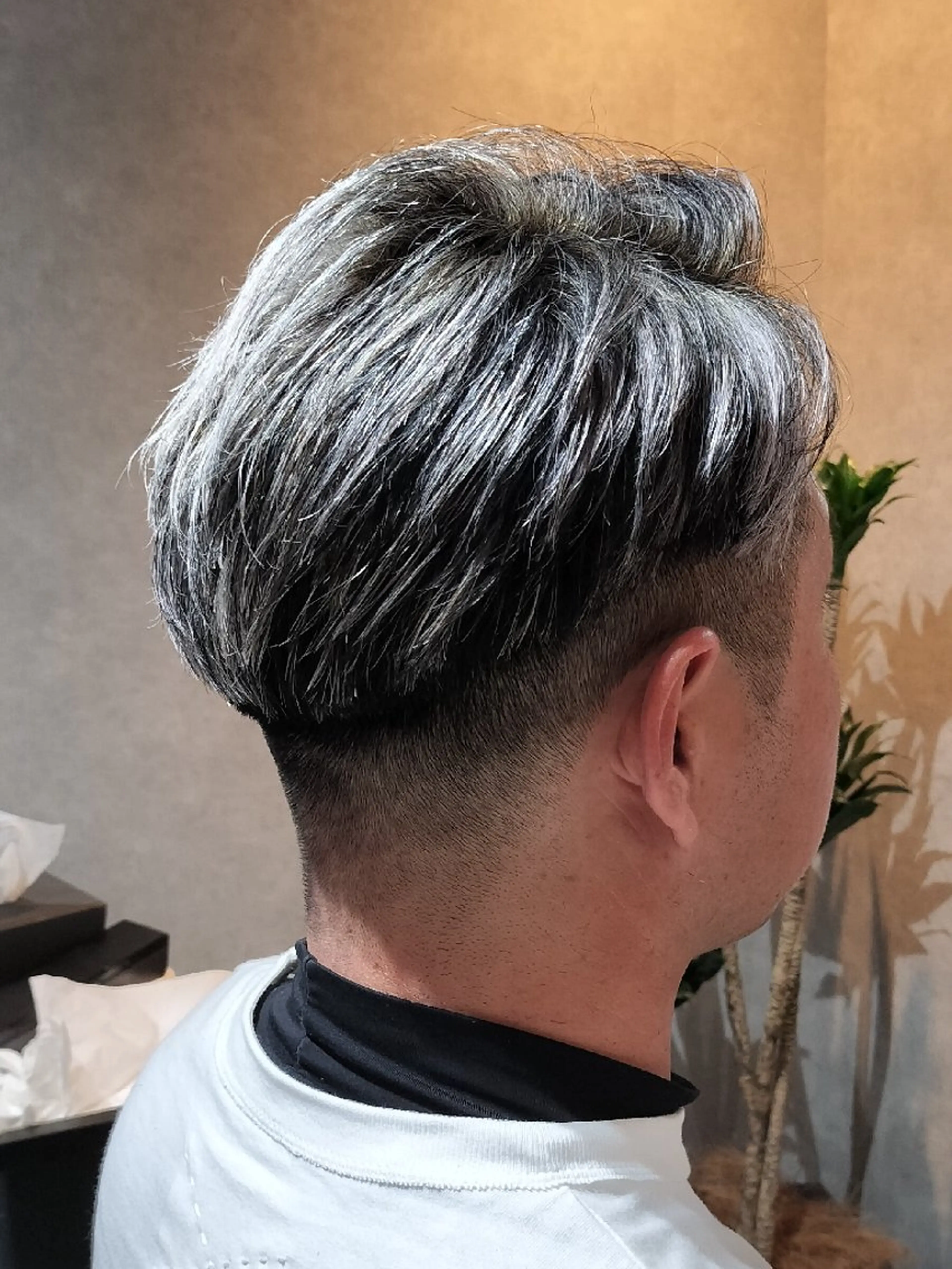 カラー ショート メンズ メンズメッシュ メッシュ 大江 聖のヘアスタイル