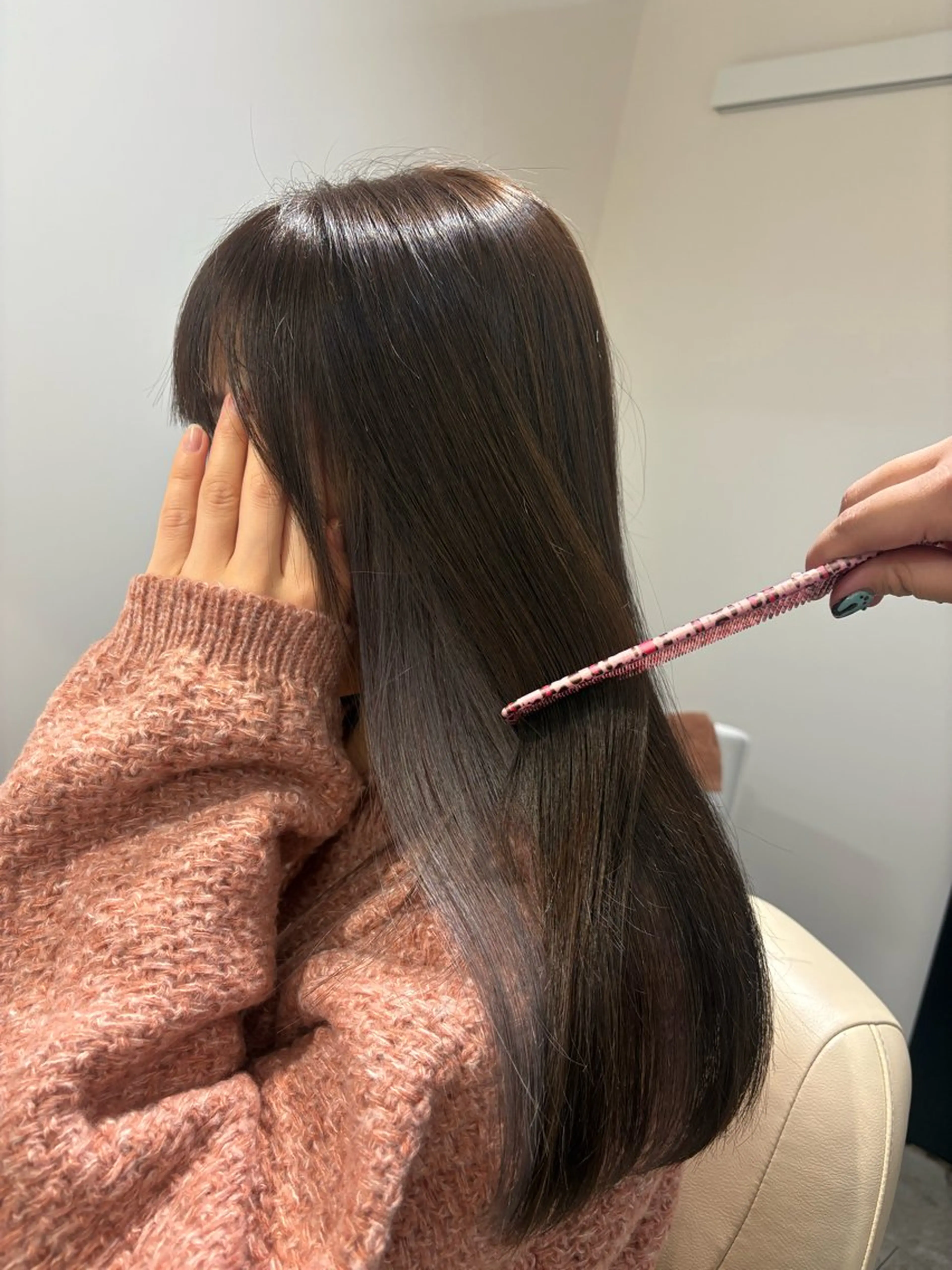 ミディアム neaf 六本木店所属・六本木🩷ハイライト 望月彩音のヘアスタイル