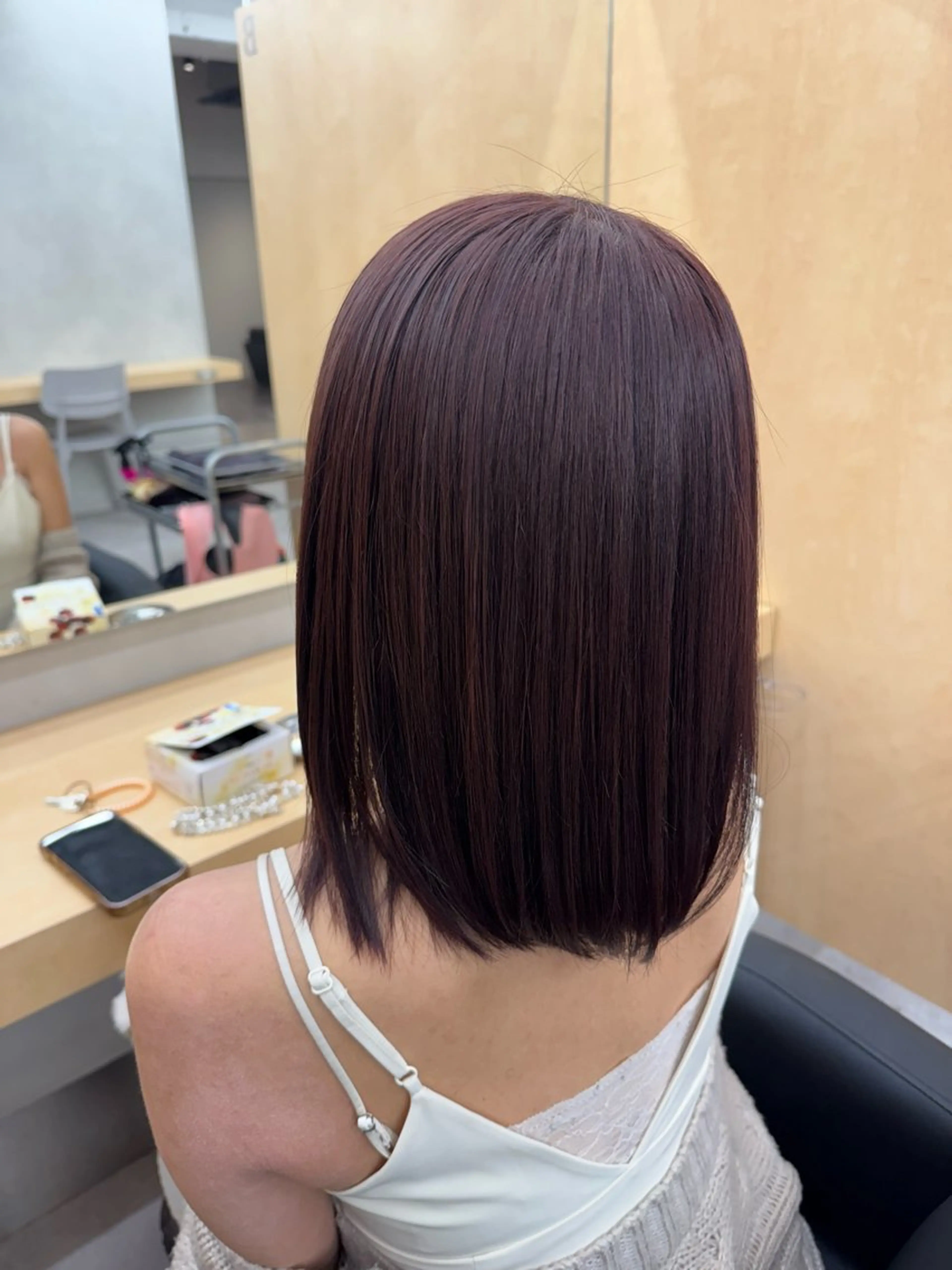 ミディアム カラー カット ヘアカラー トリートメント ヘッドスパ share salon OXY 渋谷店所属・髪質改善×ケア ブリーチ/KEIGOのヘアスタイル