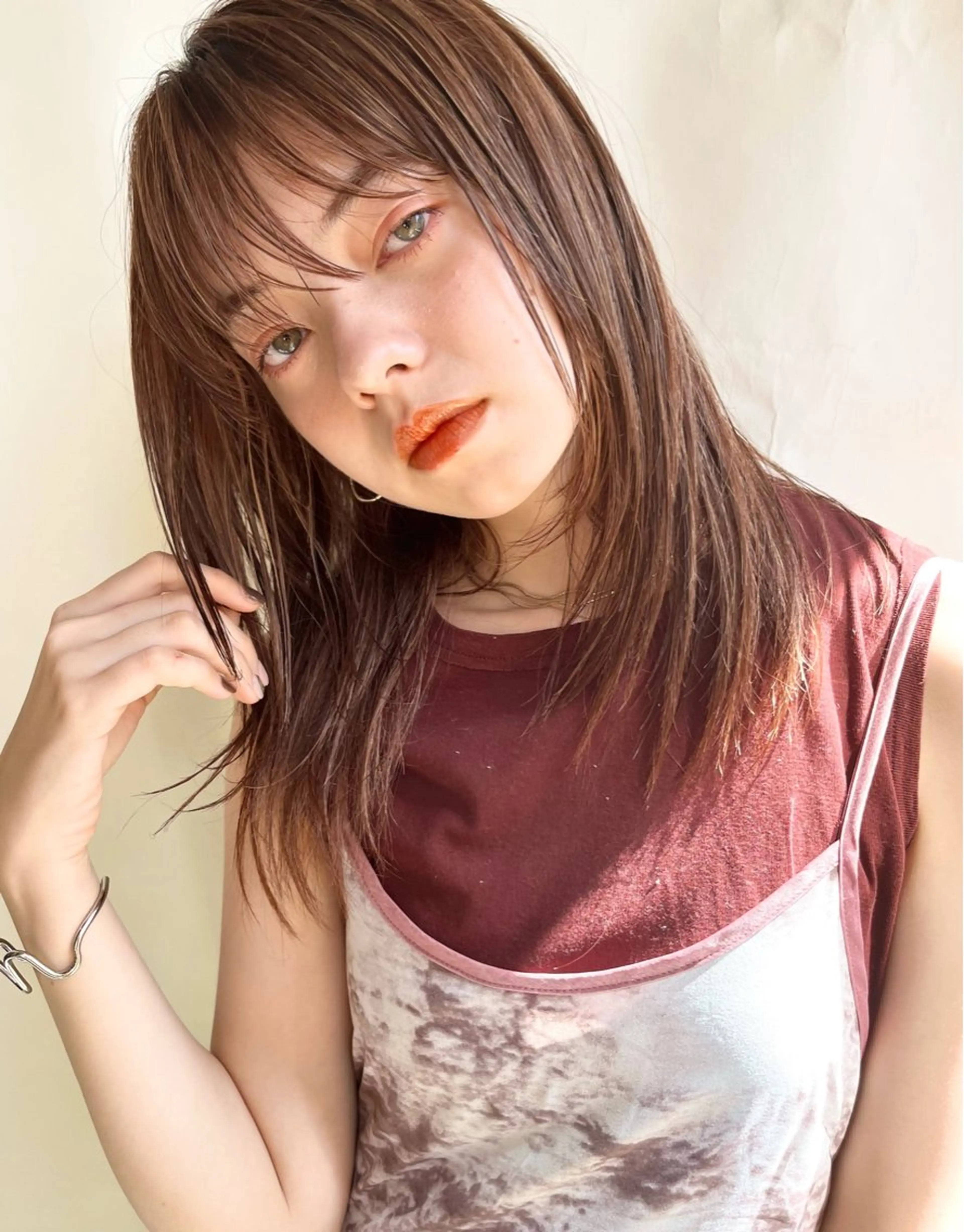 ロング レイヤーカット 政木 彩香のヘアスタイル