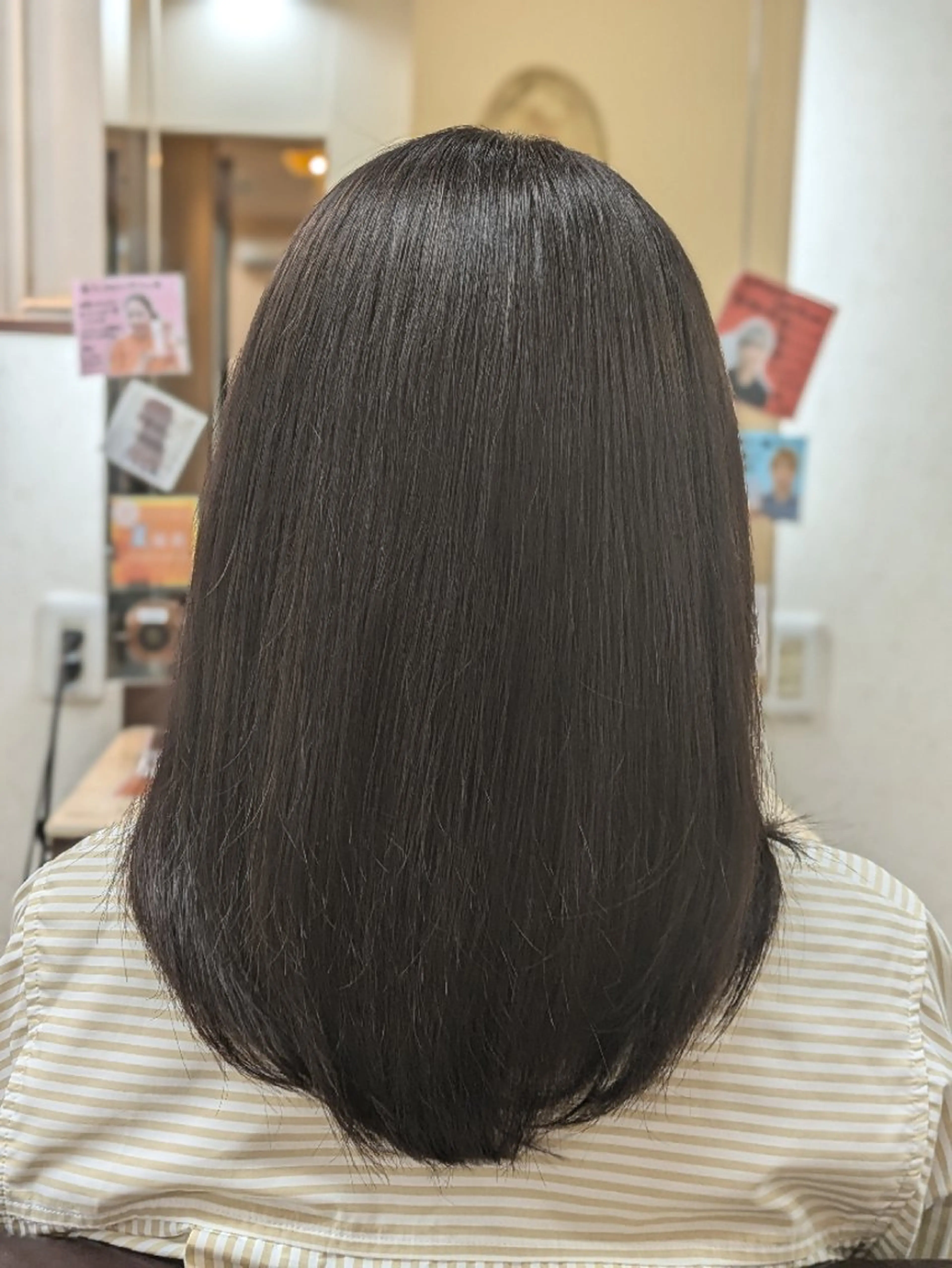 ミディアム カラー ベージュカラー ブラウンカラー yuto ♠ elve ♦️のヘアスタイル