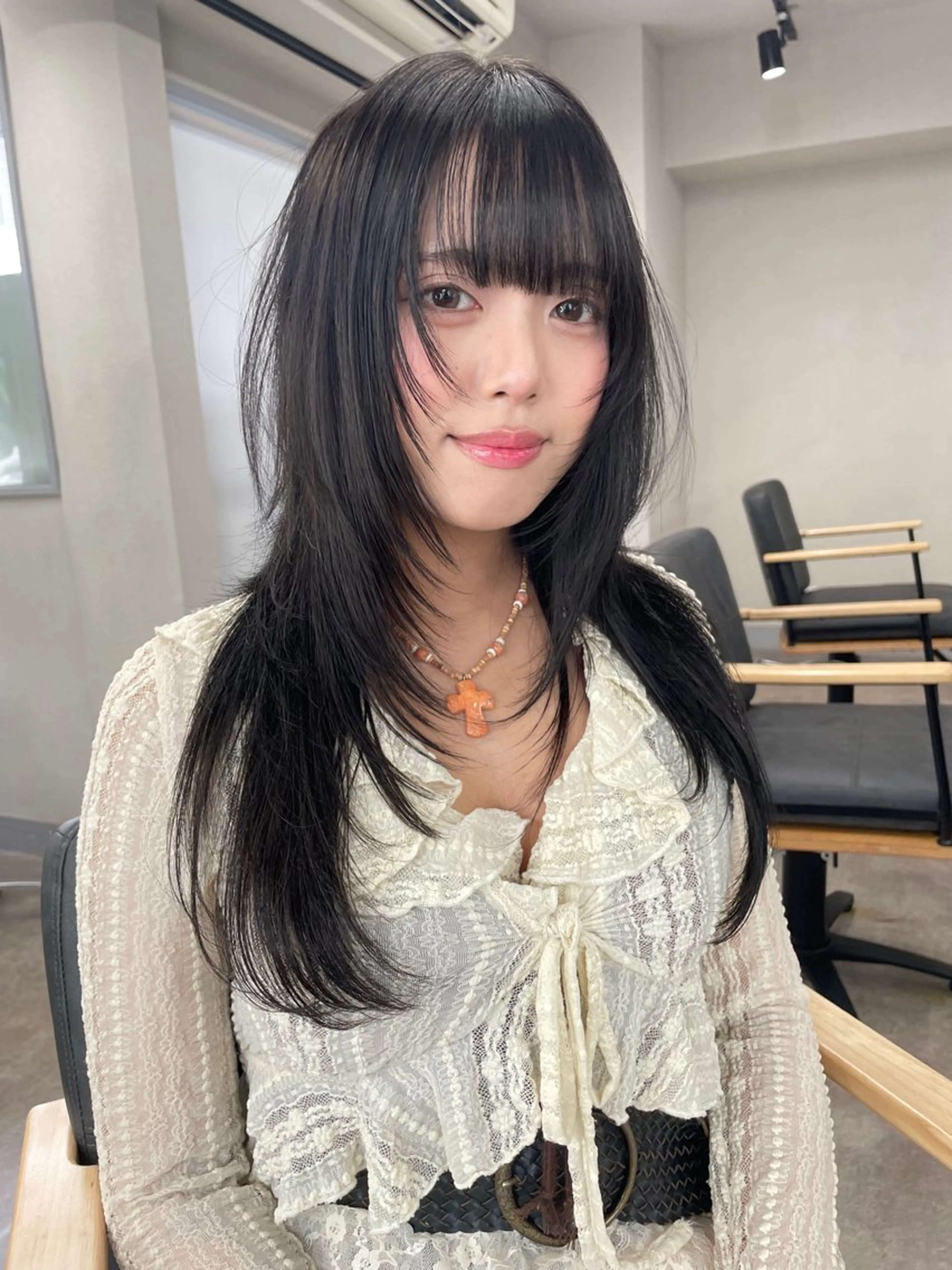 ロング 🌟ブリーチ/ ウルフカット渋谷☀️のヘアスタイル