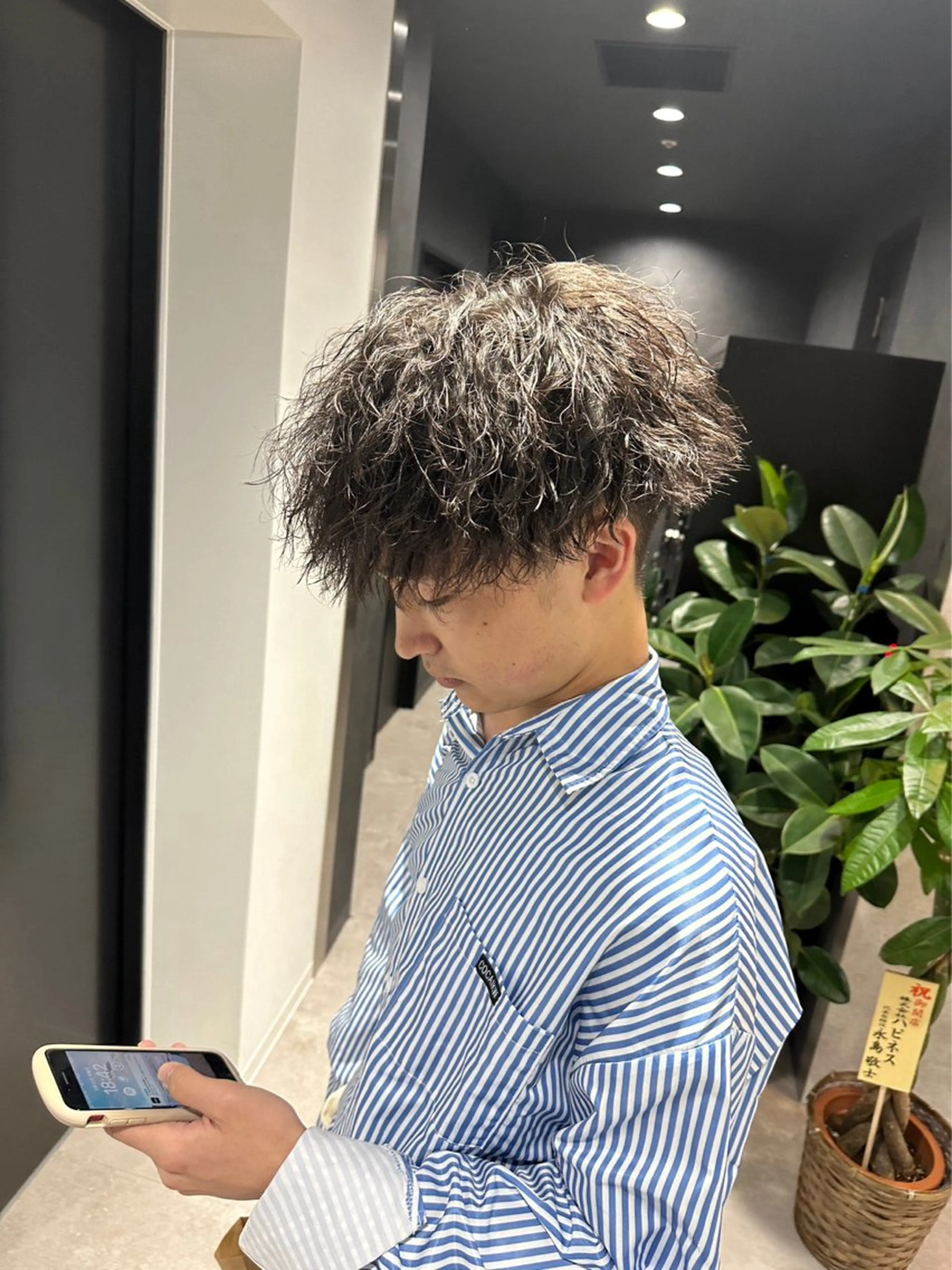 パーマ メンズ 新世代パーマ⚡️ の達人トモ⚡️のヘアスタイル